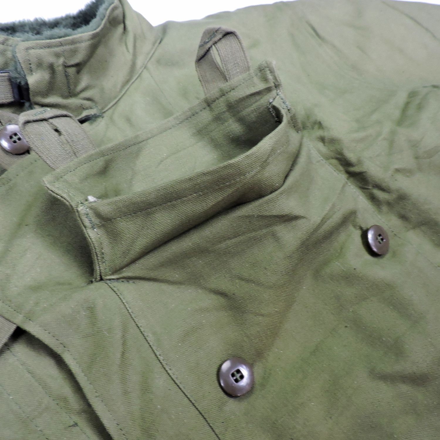 Vintage 60's Swedish Army Military Motorcycle Dispatch Jacket Size US XL / EU 56 / 4 - 10 Thumbnail