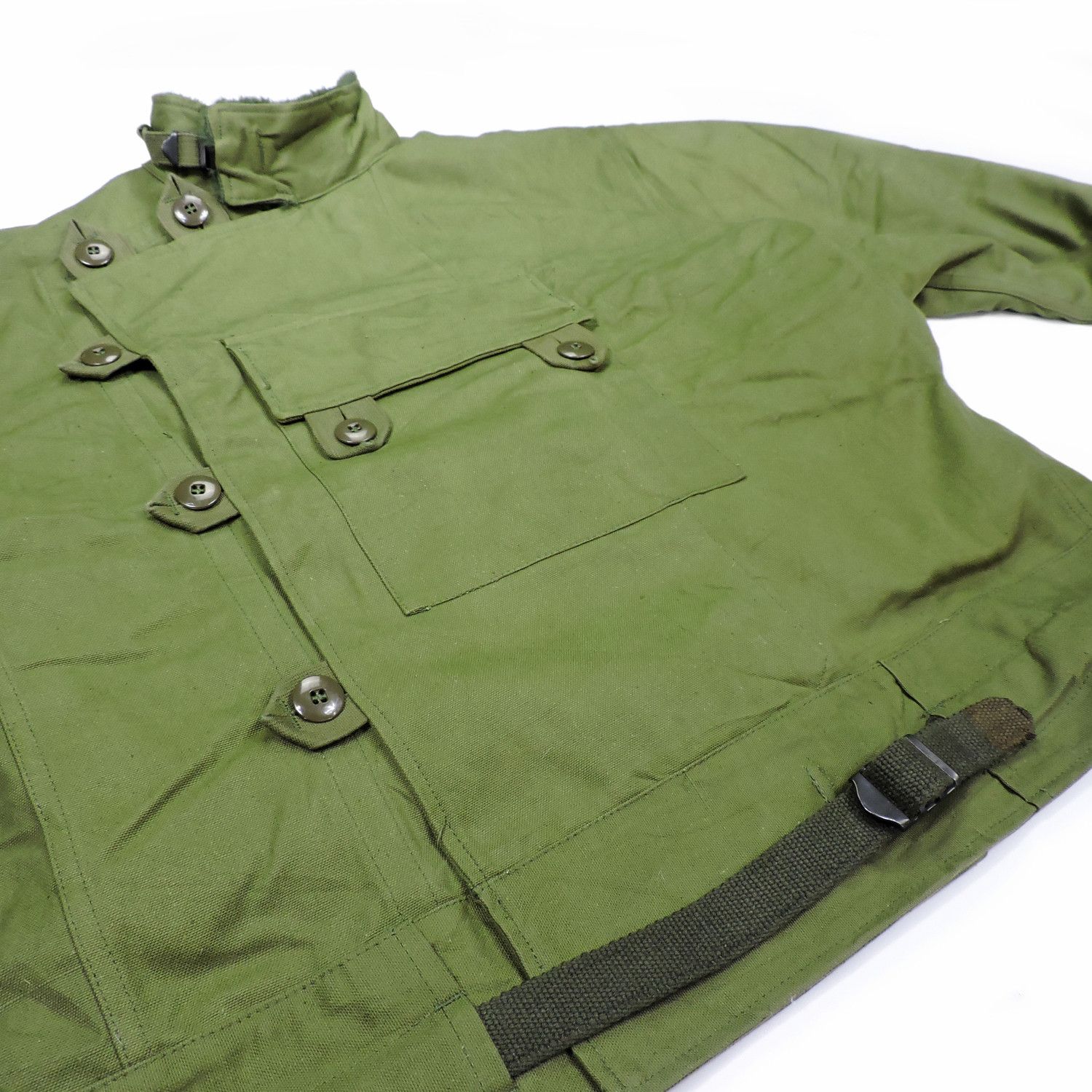 Vintage 60's Swedish Army Military Motorcycle Dispatch Jacket Size US XL / EU 56 / 4 - 7 Thumbnail