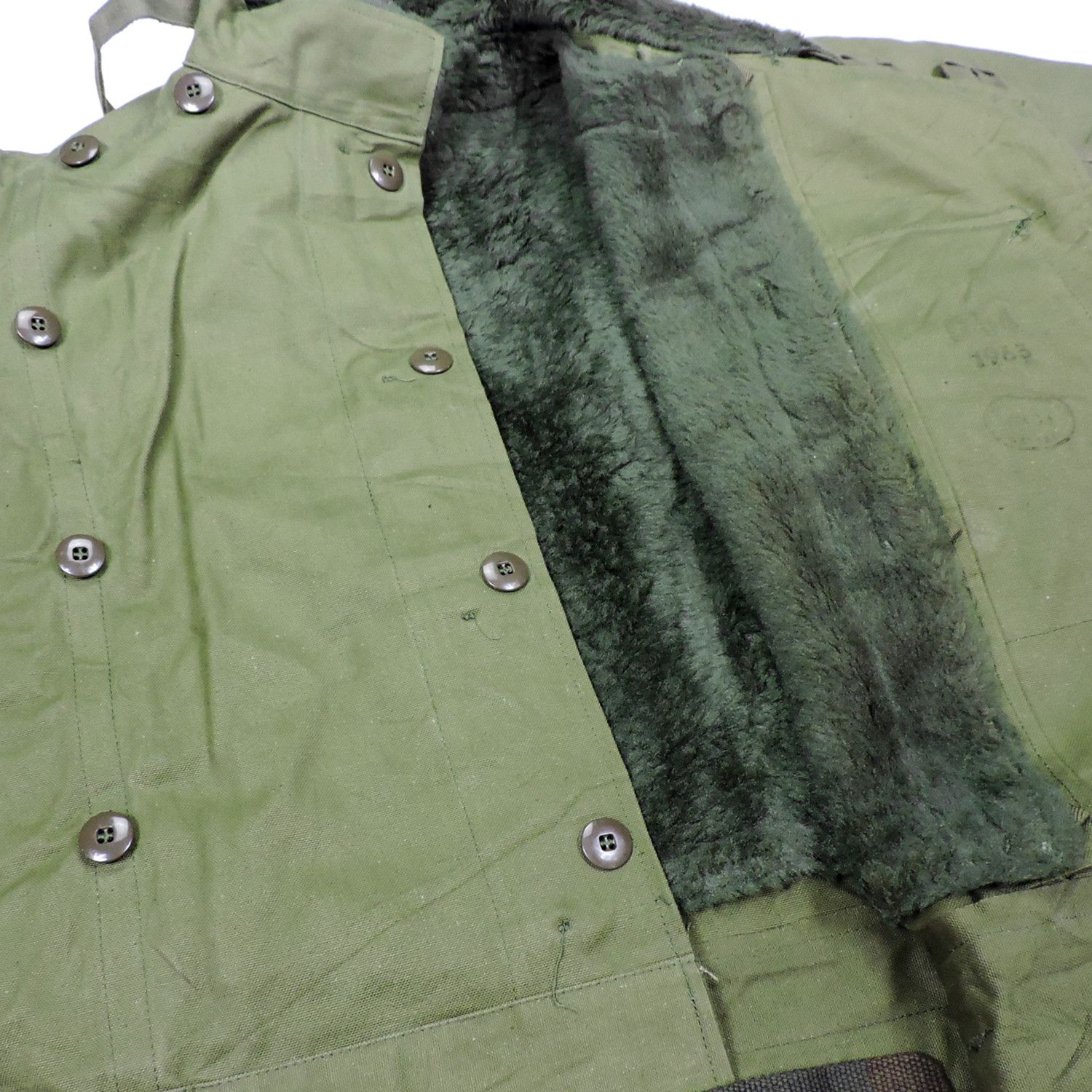 Vintage 60's Swedish Army Military Motorcycle Dispatch Jacket Size US XL / EU 56 / 4 - 5 Thumbnail