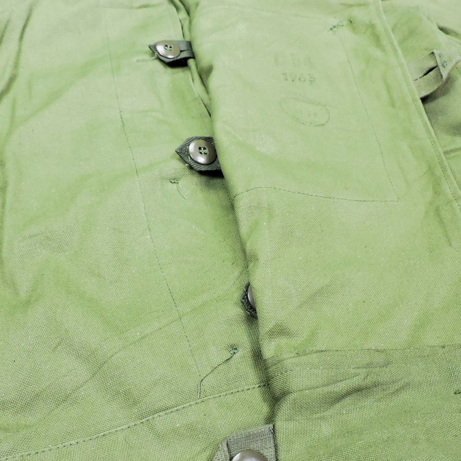 Vintage 60's Swedish Army Military Motorcycle Dispatch Jacket Size US XL / EU 56 / 4 - 6 Thumbnail