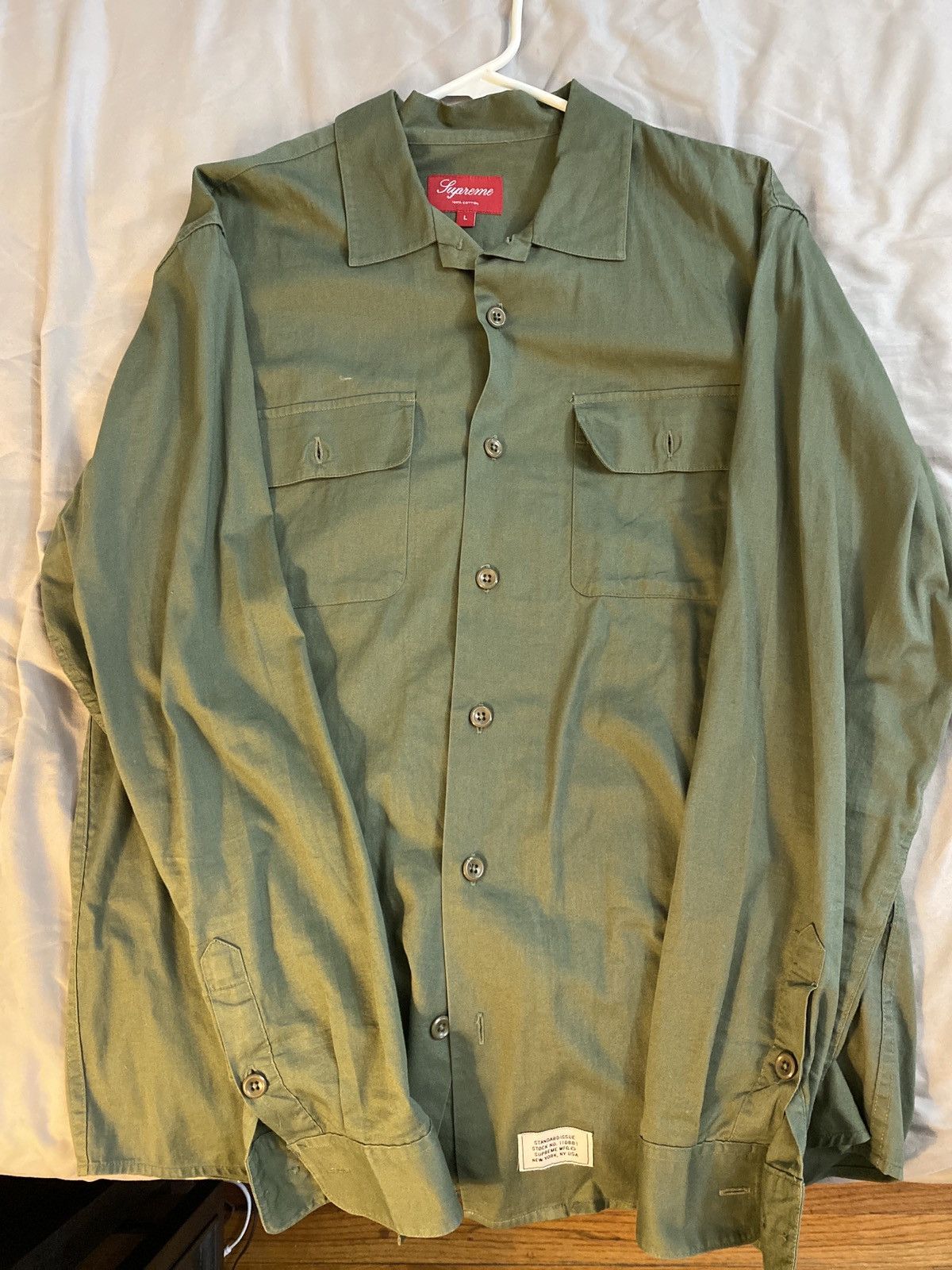 Supreme army shirt online