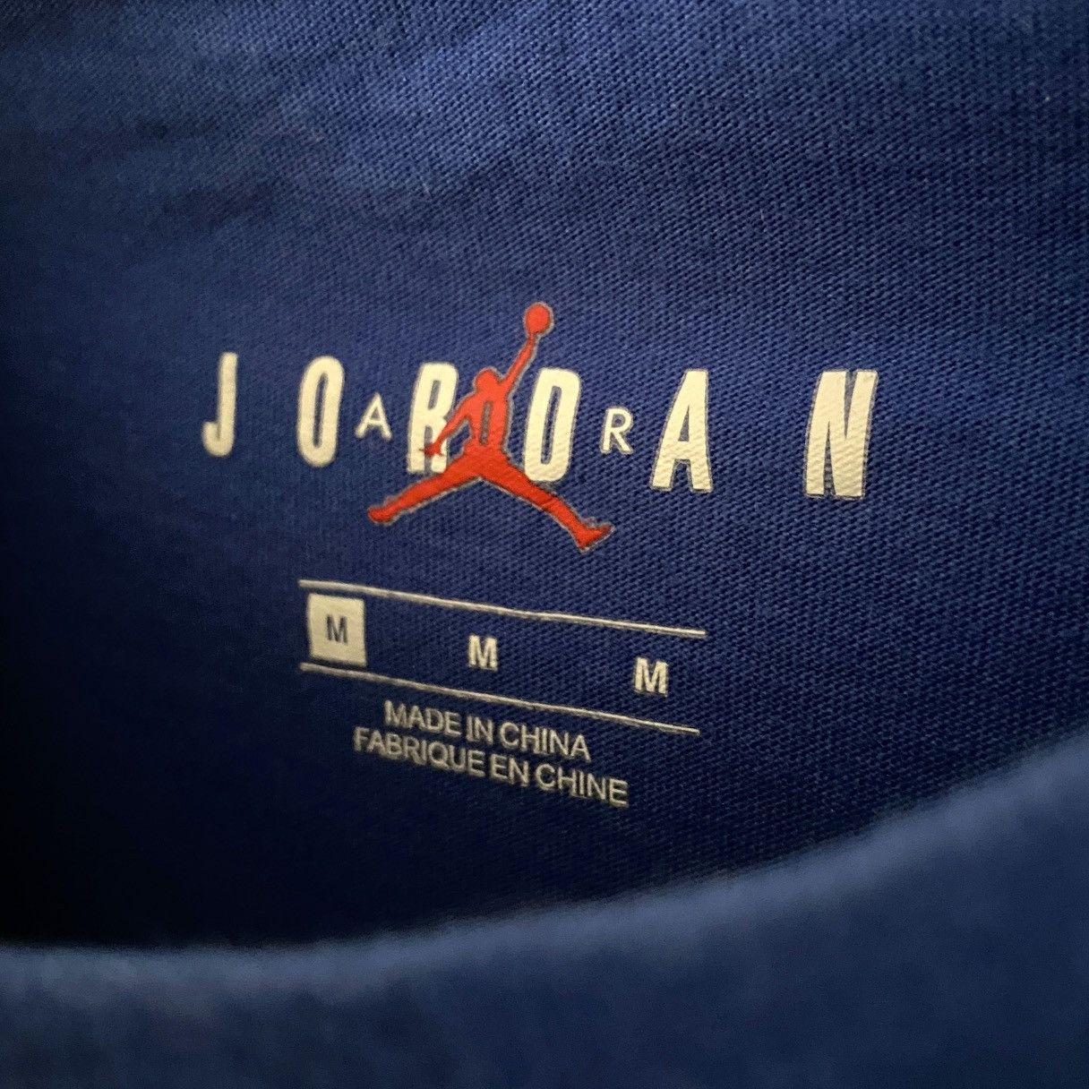 Jordan Brand × Nike PSG Paris Nike Jordan Men SS Blue Logo Tee Shirt Top France Size US M / EU 48-50 / 2 - 4 Thumbnail