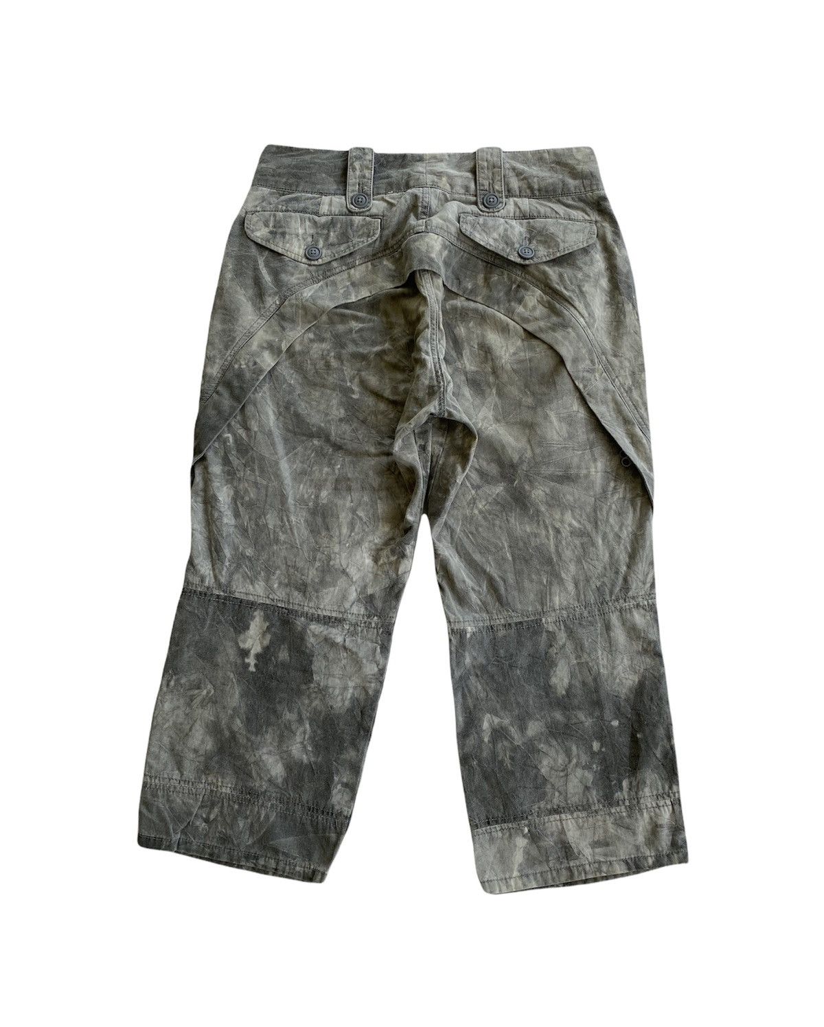 image of General Research Bleach Cropped Pant in Grey, Men's (Size 31)