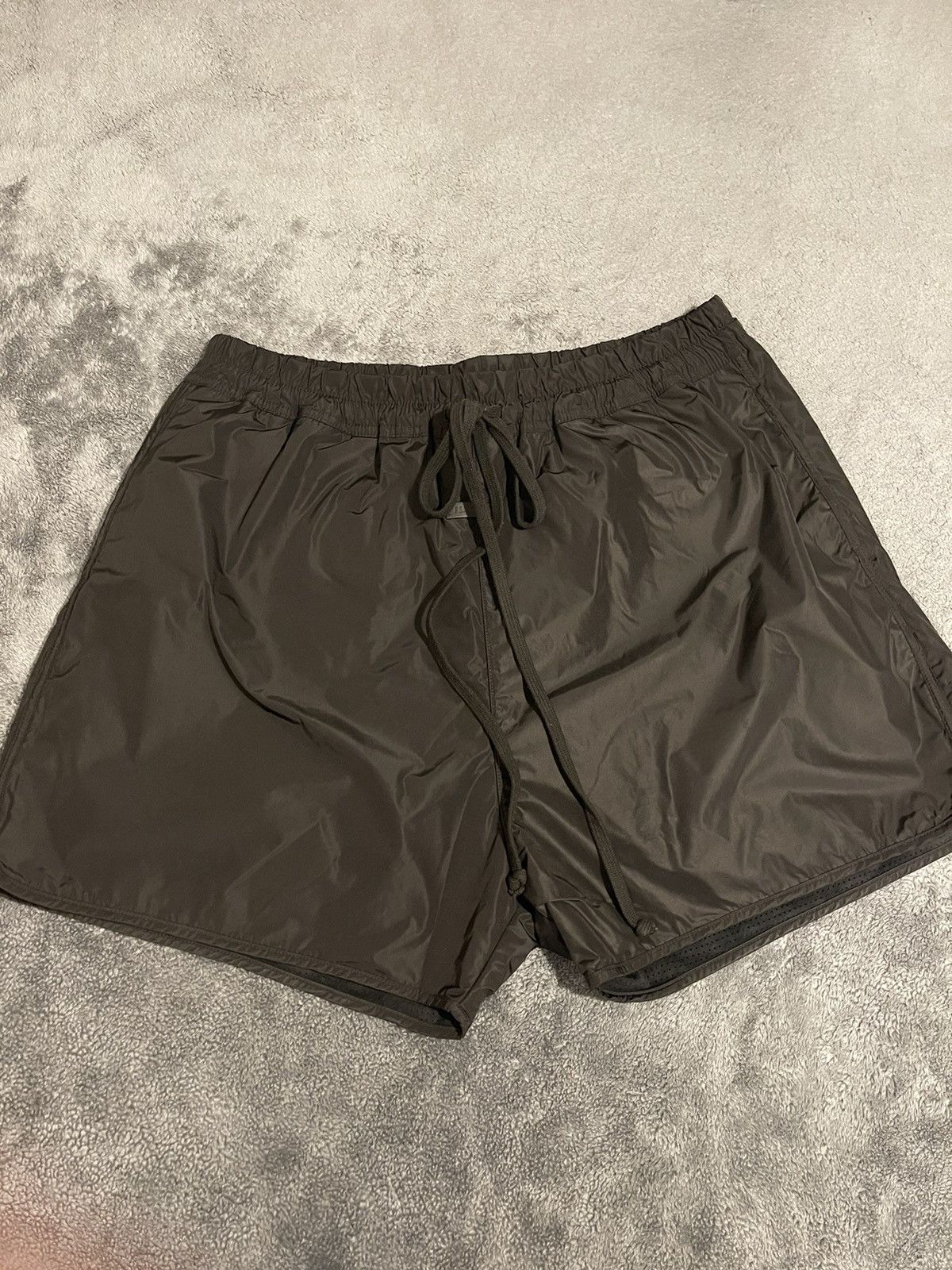 Image of Fear Of God - 7Th Collection, Track Short Size XL in Black, Men's