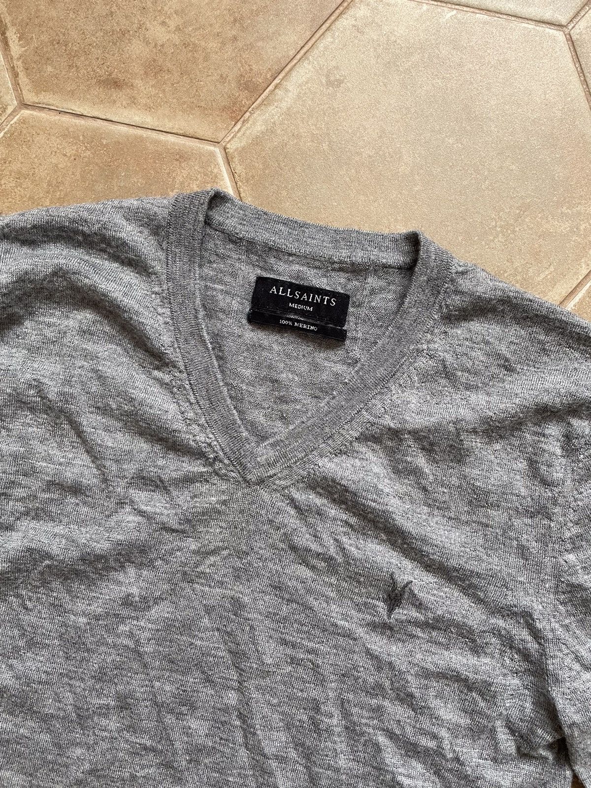 Allsaints ALL SAINTS MERINO WOOL SWEATER Size US M / EU 48-50 / 2 - 5 Thumbnail