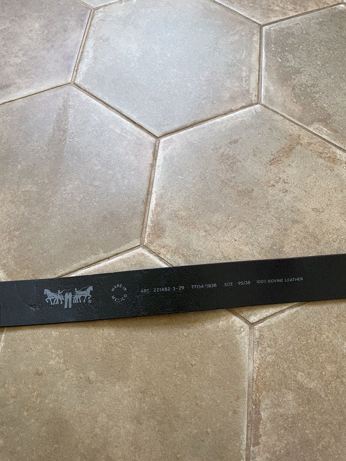 Levi's × Levi's Vintage Clothing LEVIS LEATHER BELT VINTAGE Size ONE SIZE - 8 Thumbnail