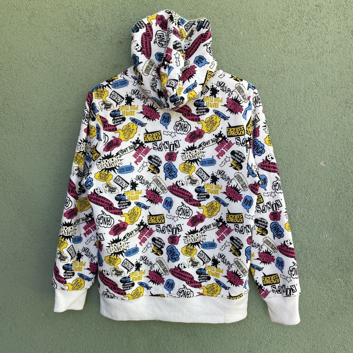 Japanese Brand Vintage DEFECTIBE STRUCT Full Print Zipped Hooded Jacket Size US S / EU 44-46 / 1 - 11 Thumbnail