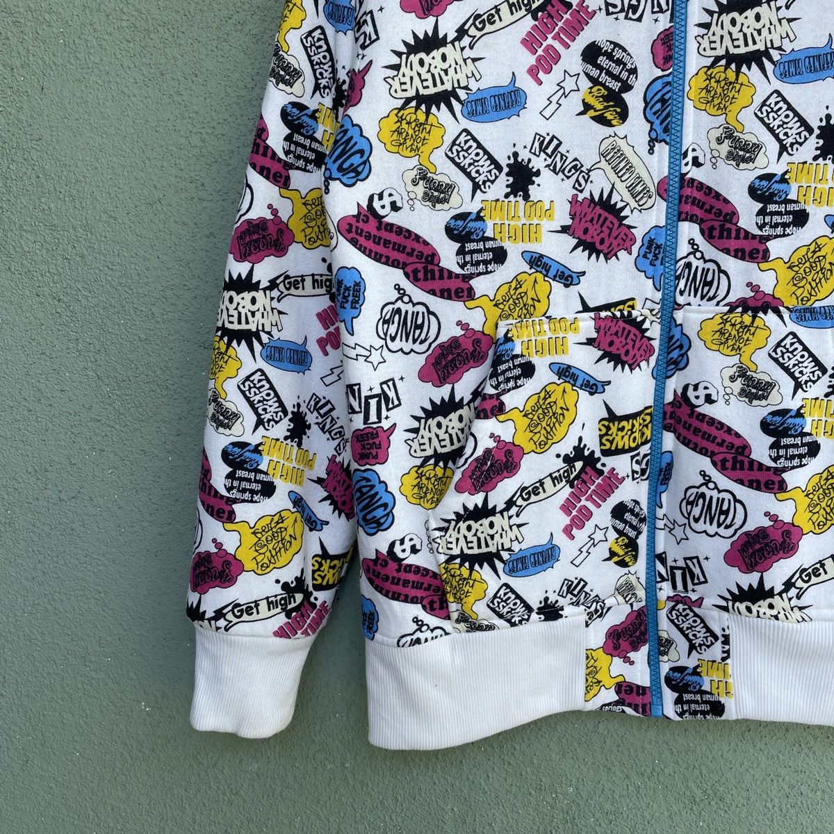 Japanese Brand Vintage DEFECTIBE STRUCT Full Print Zipped Hooded Jacket Size US S / EU 44-46 / 1 - 4 Thumbnail