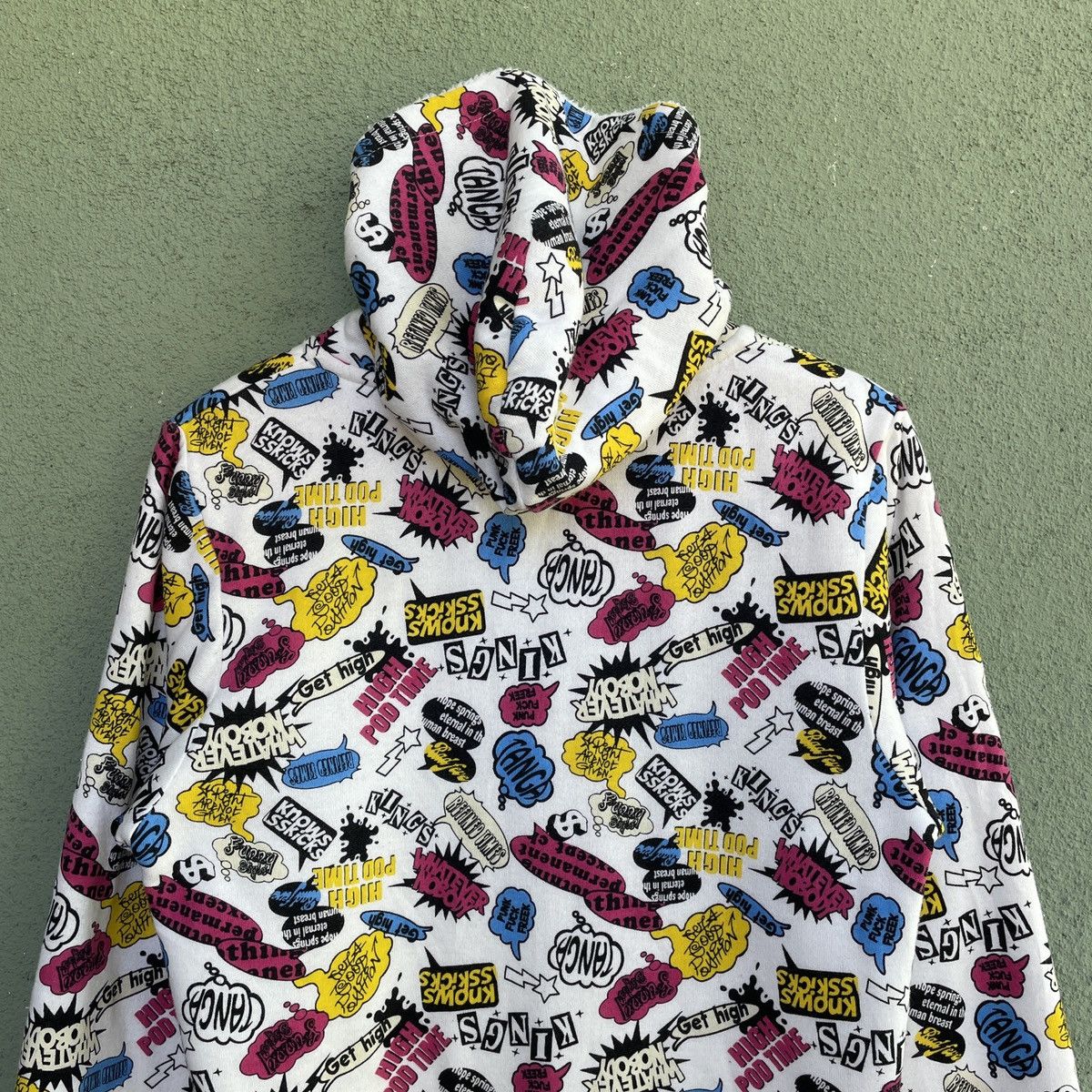 Japanese Brand Vintage DEFECTIBE STRUCT Full Print Zipped Hooded Jacket Size US S / EU 44-46 / 1 - 10 Thumbnail