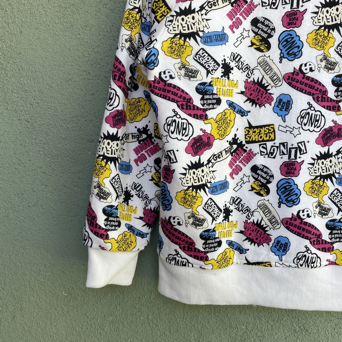 Japanese Brand Vintage DEFECTIBE STRUCT Full Print Zipped Hooded Jacket Size US S / EU 44-46 / 1 - 8 Thumbnail