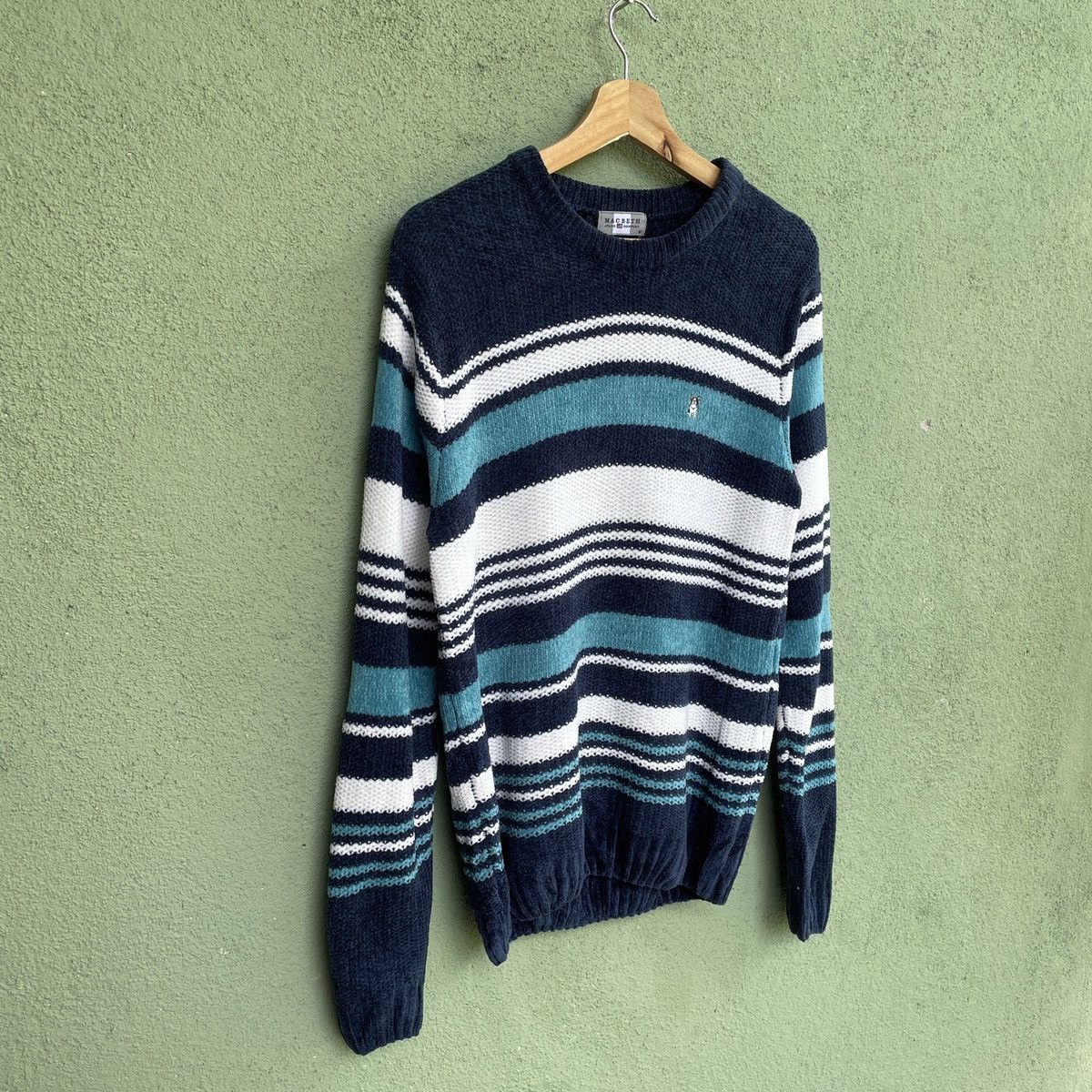 Aran Isles Knitwear Vintage MACBETH Embroidery Logo Crewneck Sweater Knitwear Size US S / EU 44-46 / 1 - 2 Thumbnail