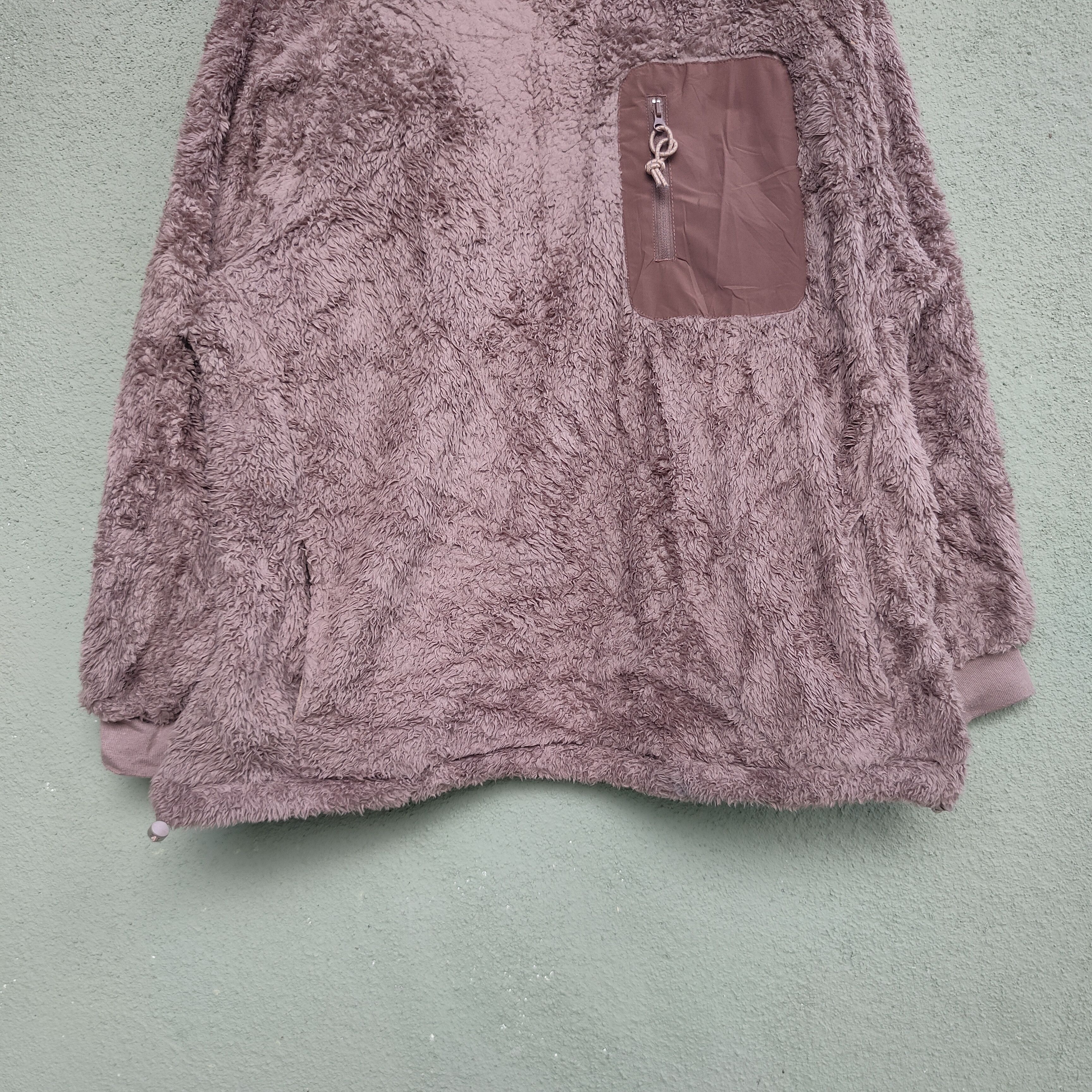 Aran Sweater Market Vintage MERAKI PLUS Retro-X Zip Sherpa Fleece Sweater Size US L / EU 52-54 / 3 - 3 Thumbnail