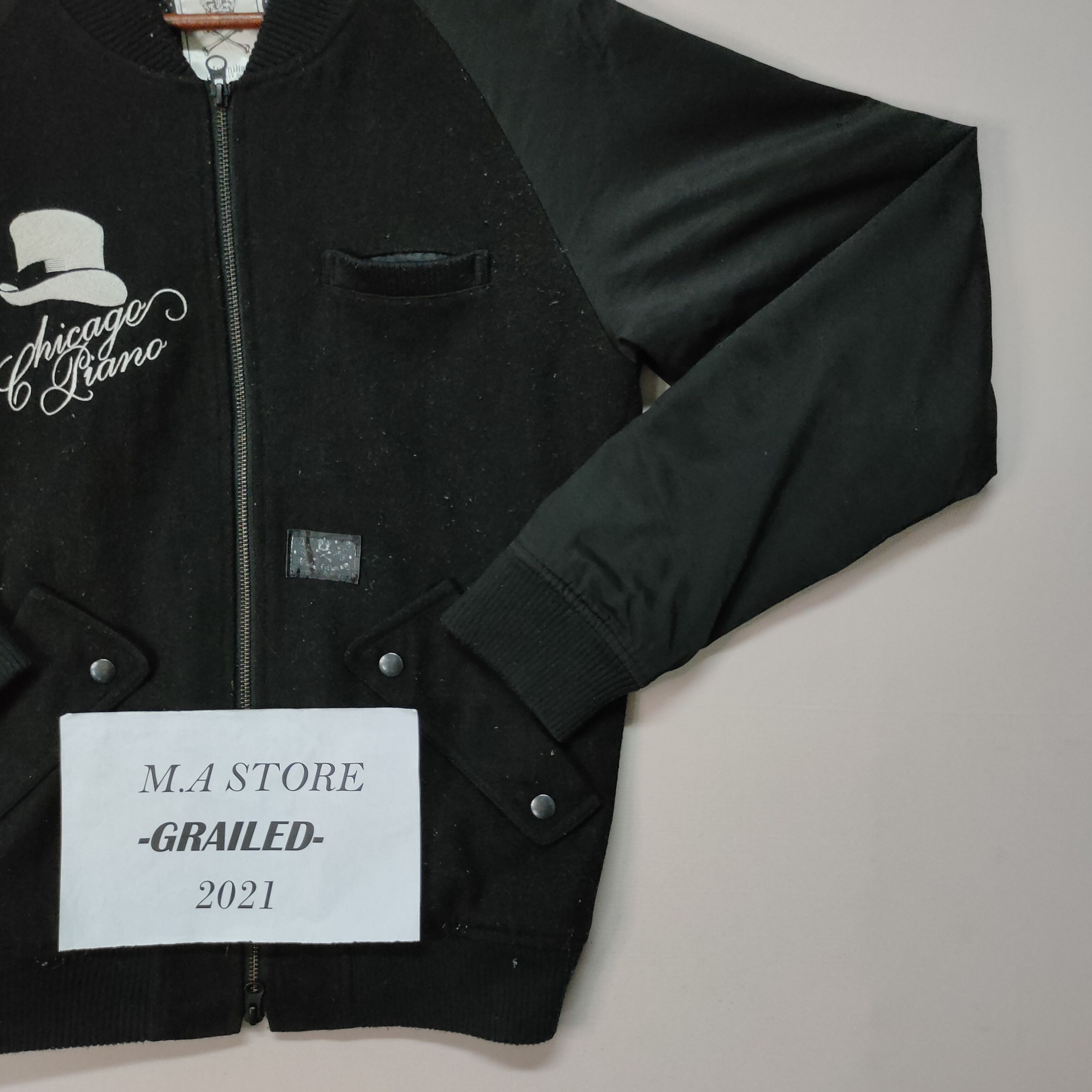 Japanese Brand VINTAGE MXIMILIAN UNITY EMBROIDERY LOGO JACKET Size US M / EU 48-50 / 2 - 3 Thumbnail