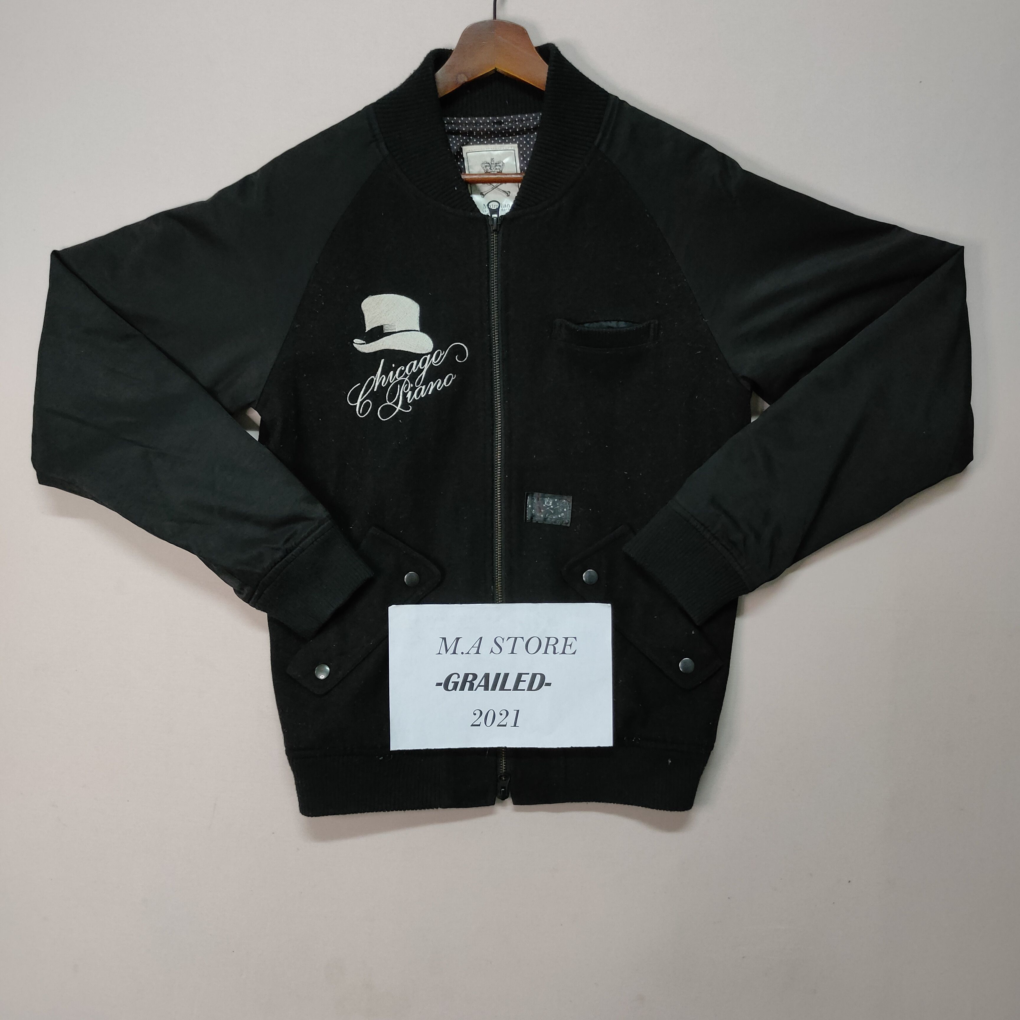 Japanese Brand IFSIXWASNINE JK-W PEAK-2/M Leoapard Print Blazer