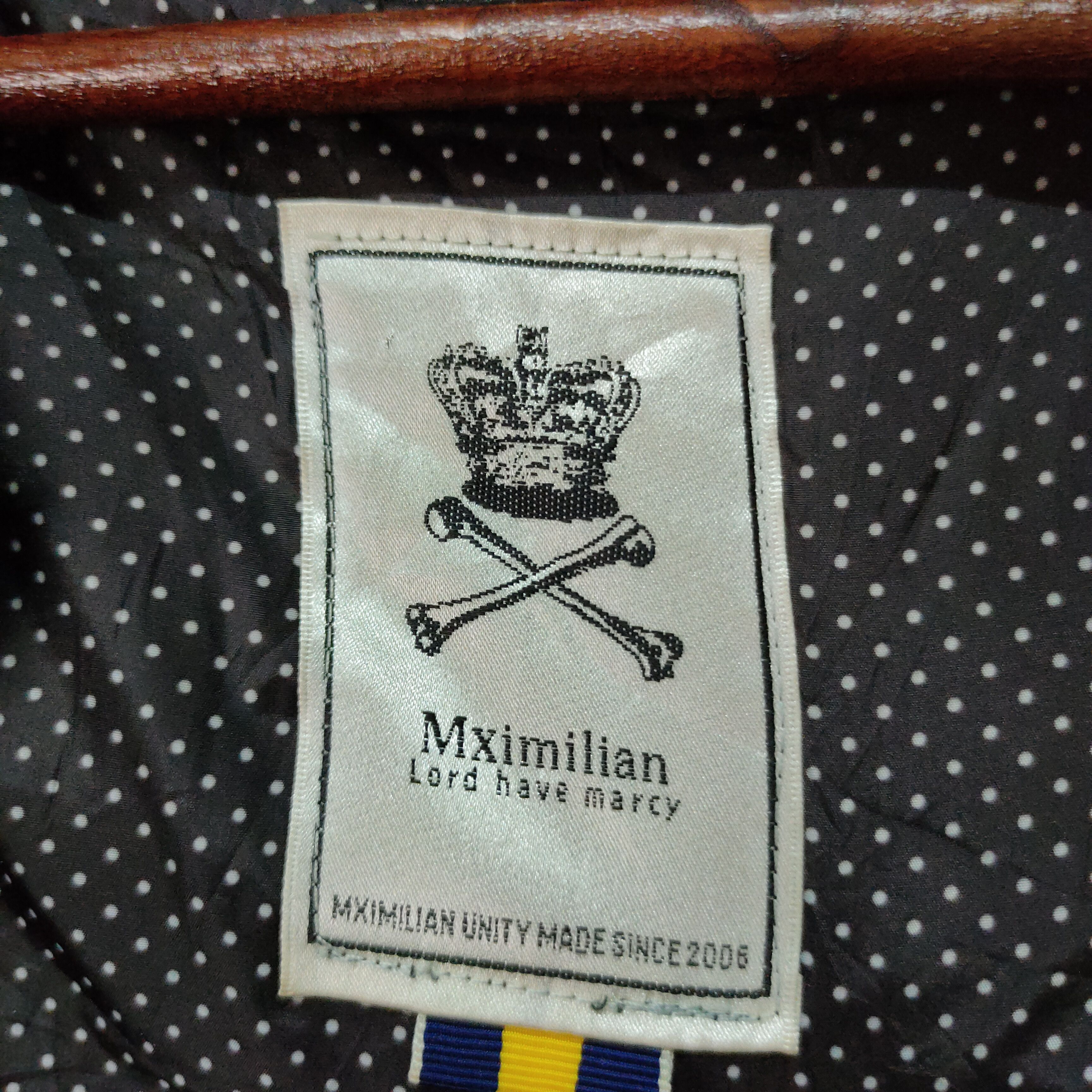 Japanese Brand VINTAGE MXIMILIAN UNITY EMBROIDERY LOGO JACKET Size US M / EU 48-50 / 2 - 10 Thumbnail