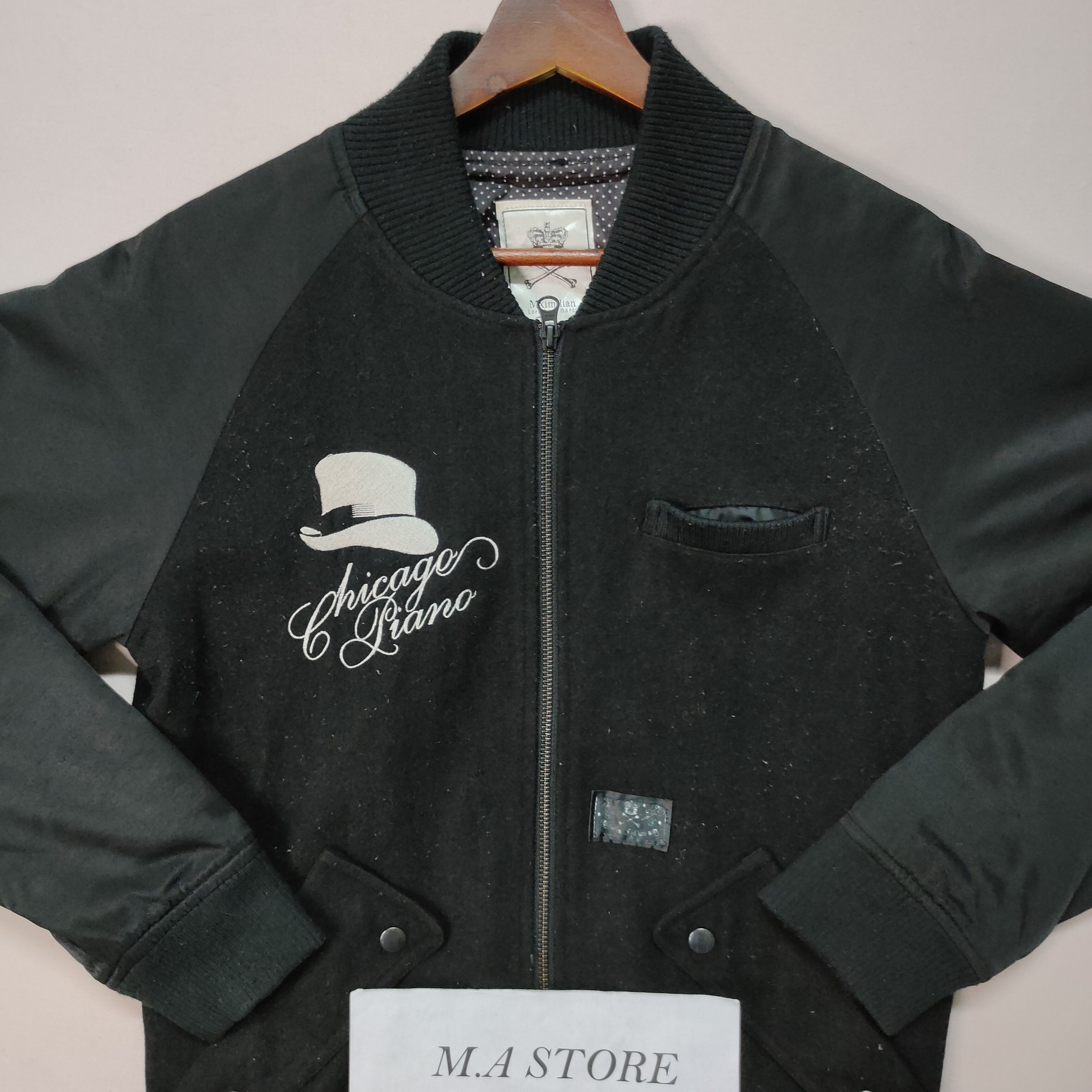 Japanese Brand VINTAGE MXIMILIAN UNITY EMBROIDERY LOGO JACKET Size US M / EU 48-50 / 2 - 2 Thumbnail