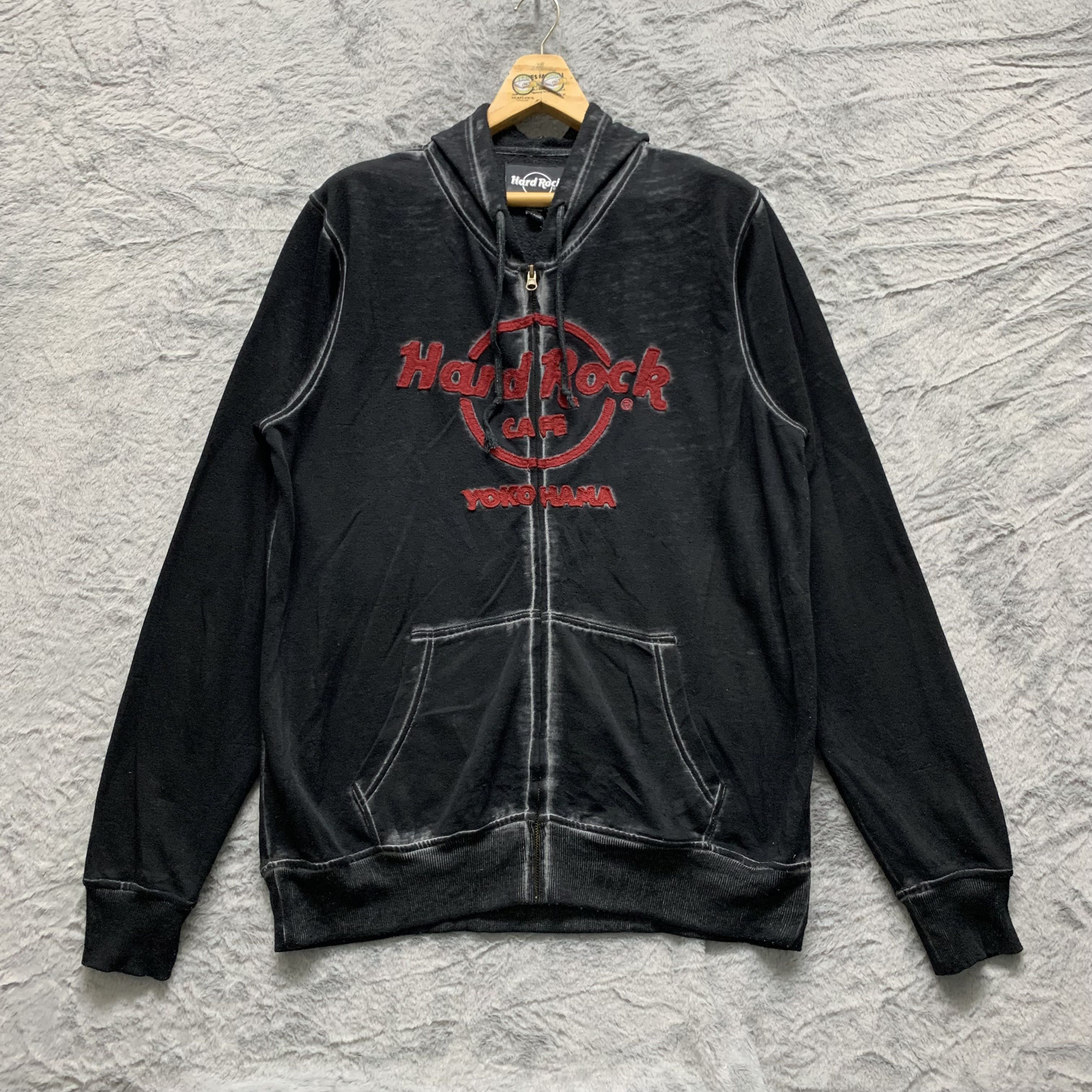 Hard Rock Cafe Hard Rock Cafe Yokohama Zipper Hoodies #4339-150 