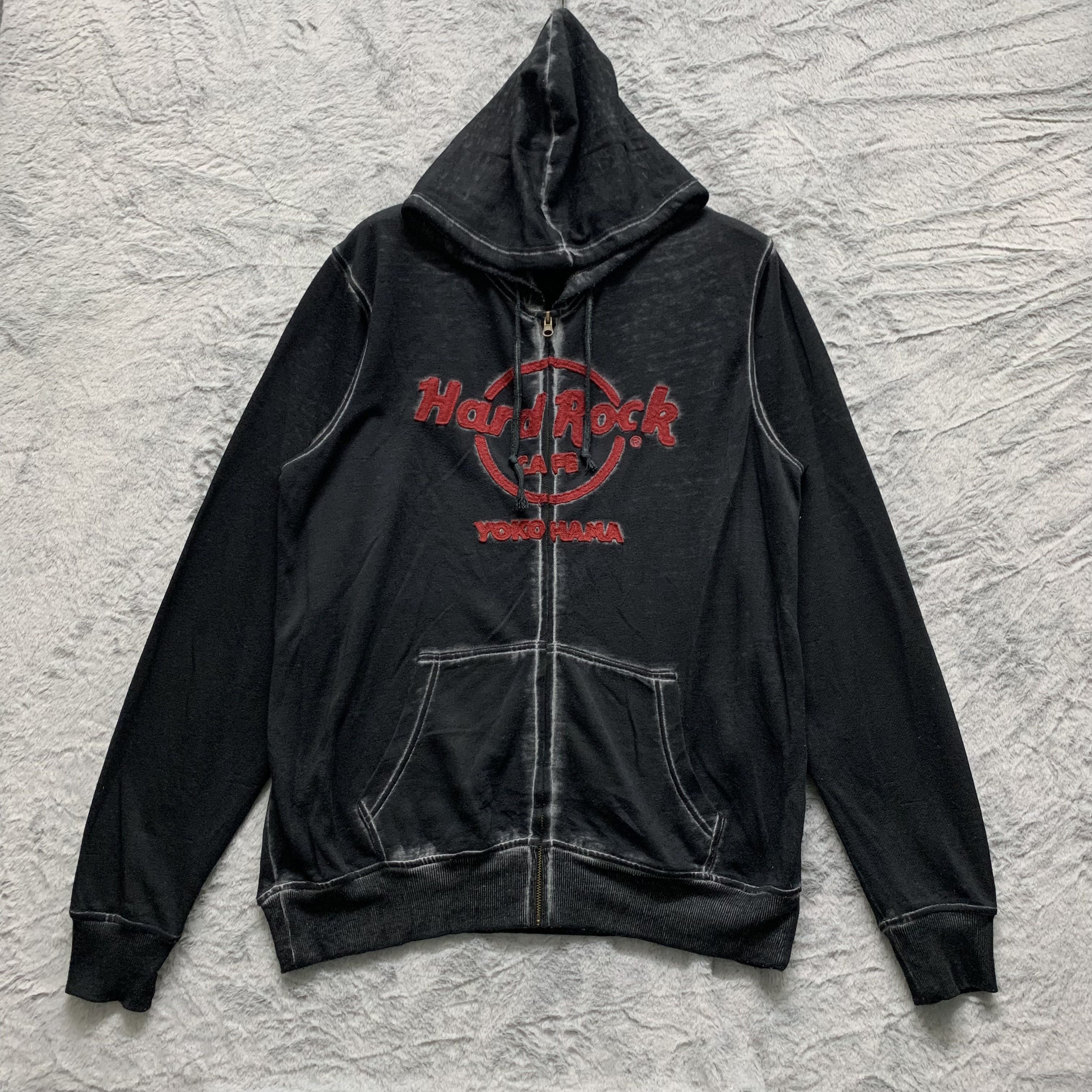 Hard Rock Cafe Hard Rock Cafe Yokohama Zipper Hoodies #4339-150 Size US L / EU 52-54 / 3 - 3 Thumbnail