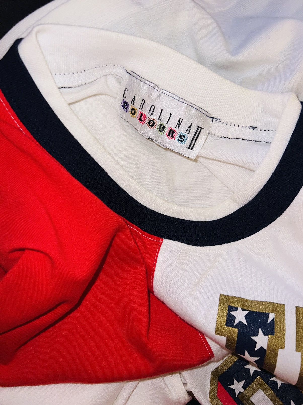 Vintage Vintage USA Stars and Stripes T-shirt Size US M / EU 48-50 / 2 - 3 Thumbnail