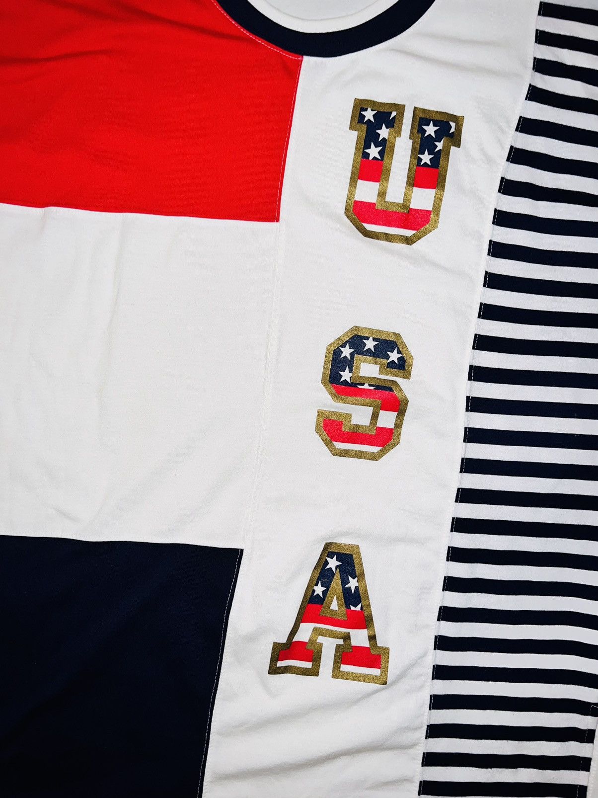 Vintage Vintage USA Stars and Stripes T-shirt Size US M / EU 48-50 / 2 - 2 Thumbnail
