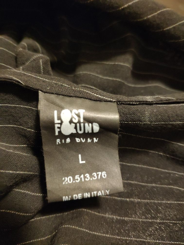 Lost & Found Ria Dunn Long striped shirt.Like Boris Bidjan Saberi or Julius Size US L / EU 52-54 / 3 - 6 Thumbnail