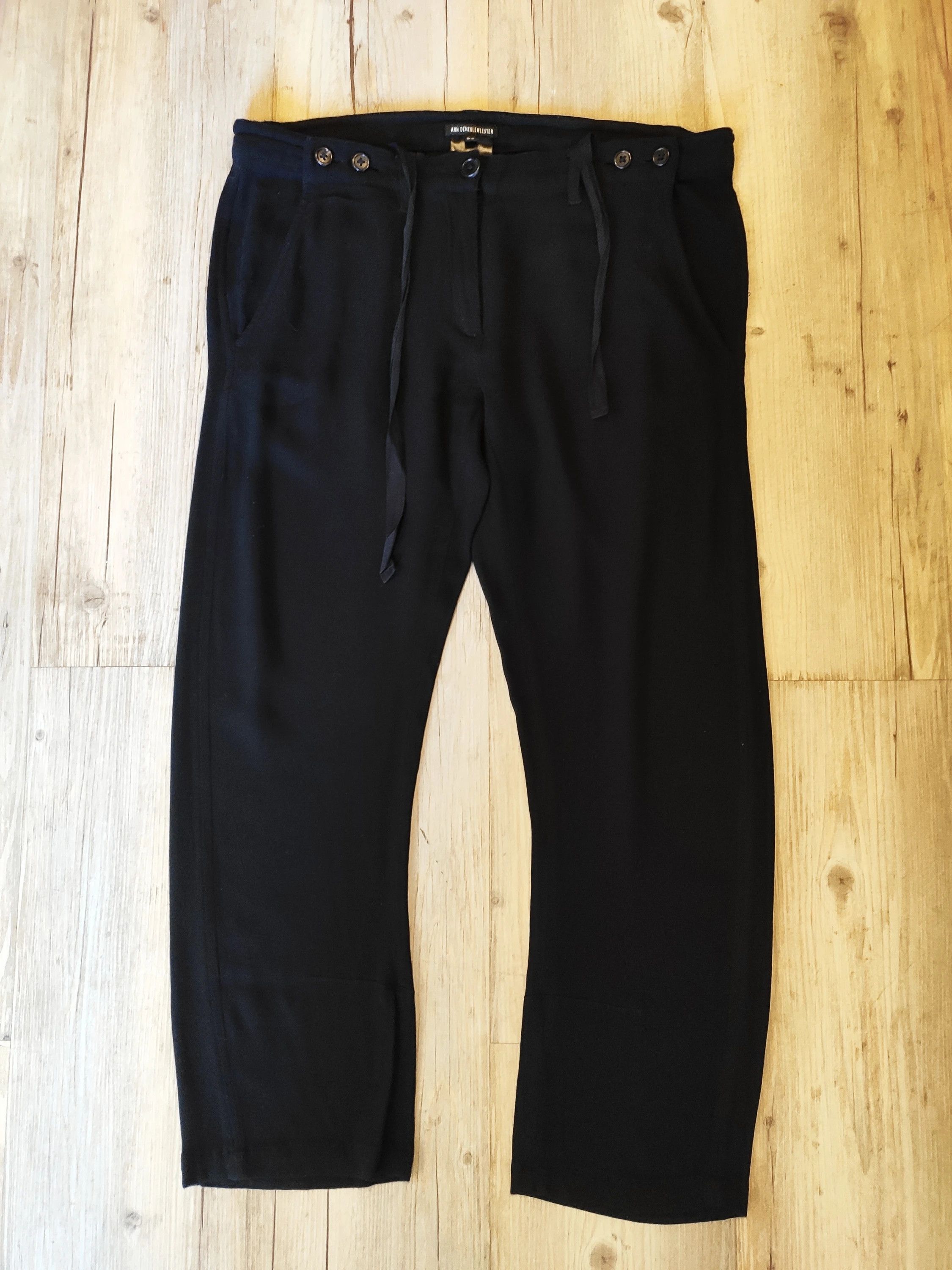 Ann Demeulemeester Buttoned lightweight pants.Like Uma Wang or Ziggy Chen Size US 27 - 1 Thumbnail