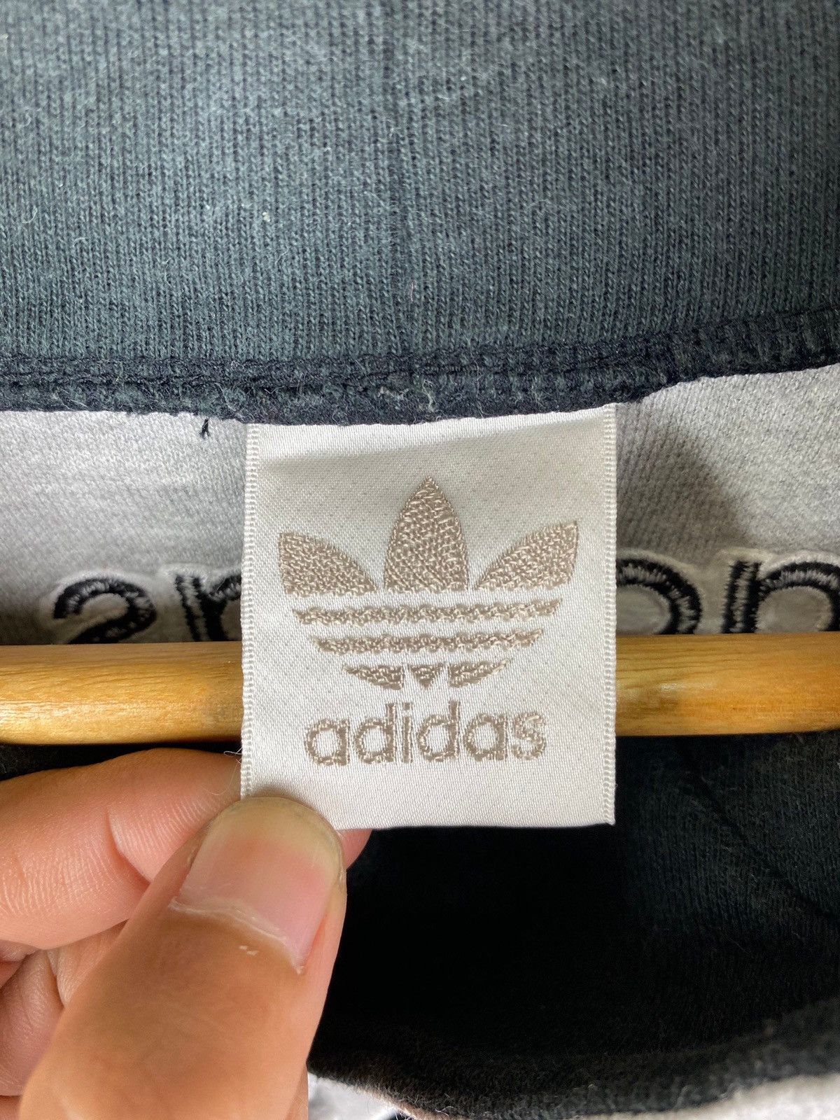 Adidas × Vintage VINTAGE ADIDAS TREFOIL BIG LOGO THREE STRIPES SWEATSHIRT Size US L / EU 52-54 / 3 - 4 Thumbnail