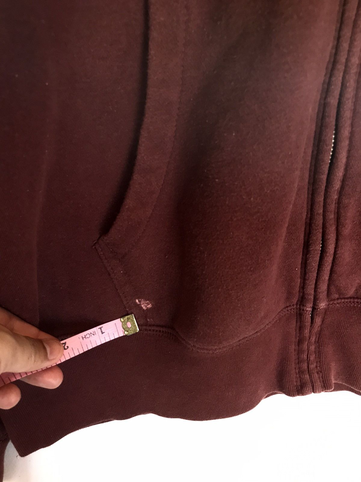 Gap Burgundy Gap Hoodie Vintage Size US M / EU 48-50 / 2 - 4 Thumbnail