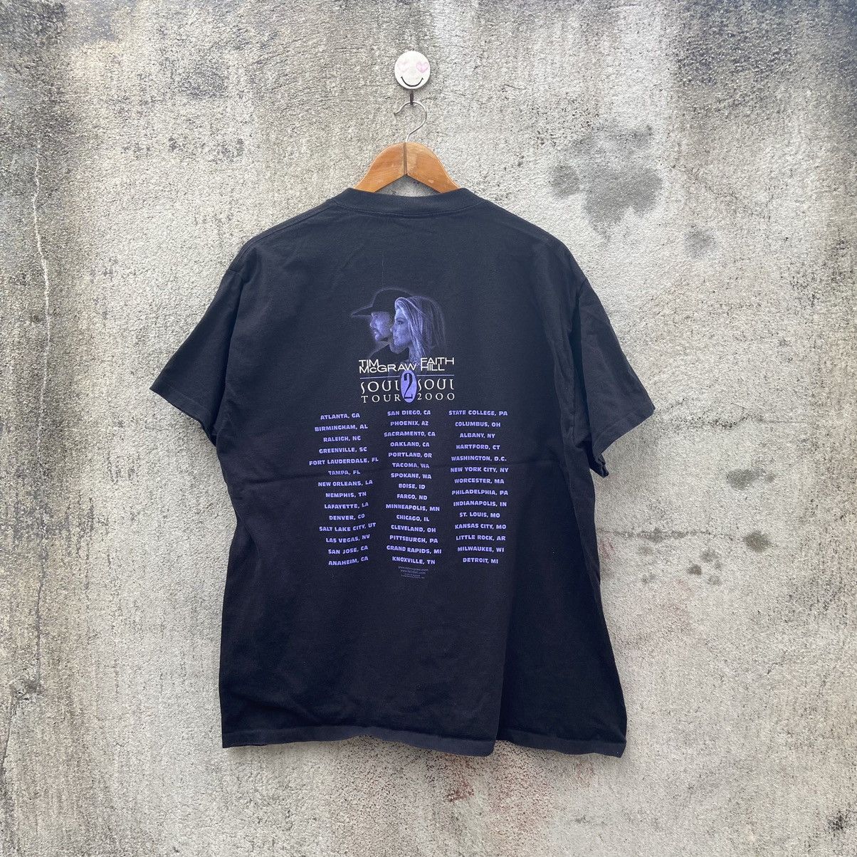 Band Tees Vintage faith hill tim mcgraw tshirt tour 2000 Size US XL / EU 56 / 4 - 2 Thumbnail