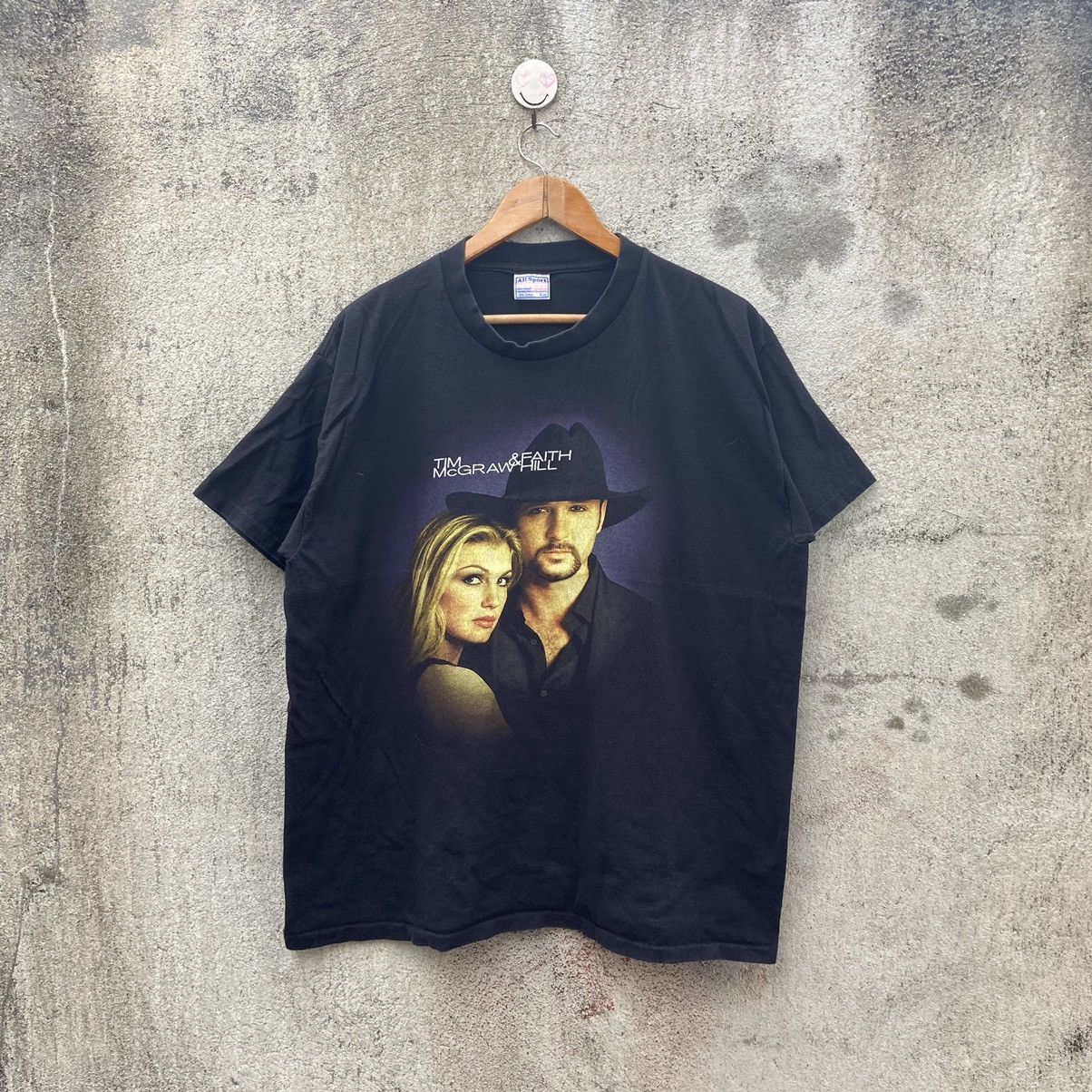 Band Tees Vintage faith hill tim mcgraw tshirt tour 2000 Size US XL / EU 56 / 4 - 1 Thumbnail