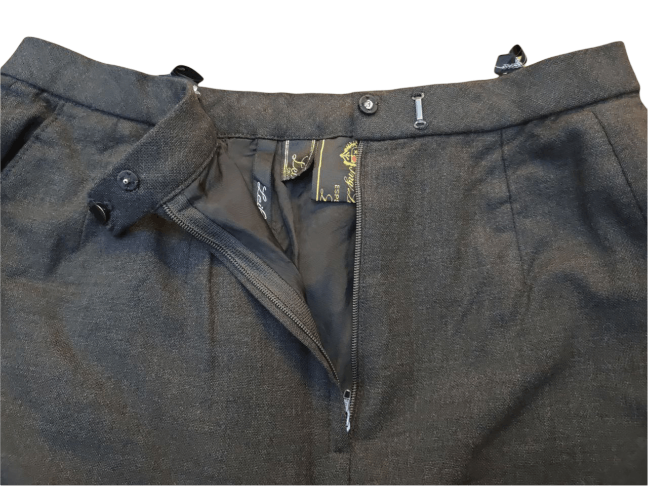 Japanese Brand Loro Piana X Leilian Wool Pant Size 26" / US 2 / IT 38 - 3 Thumbnail
