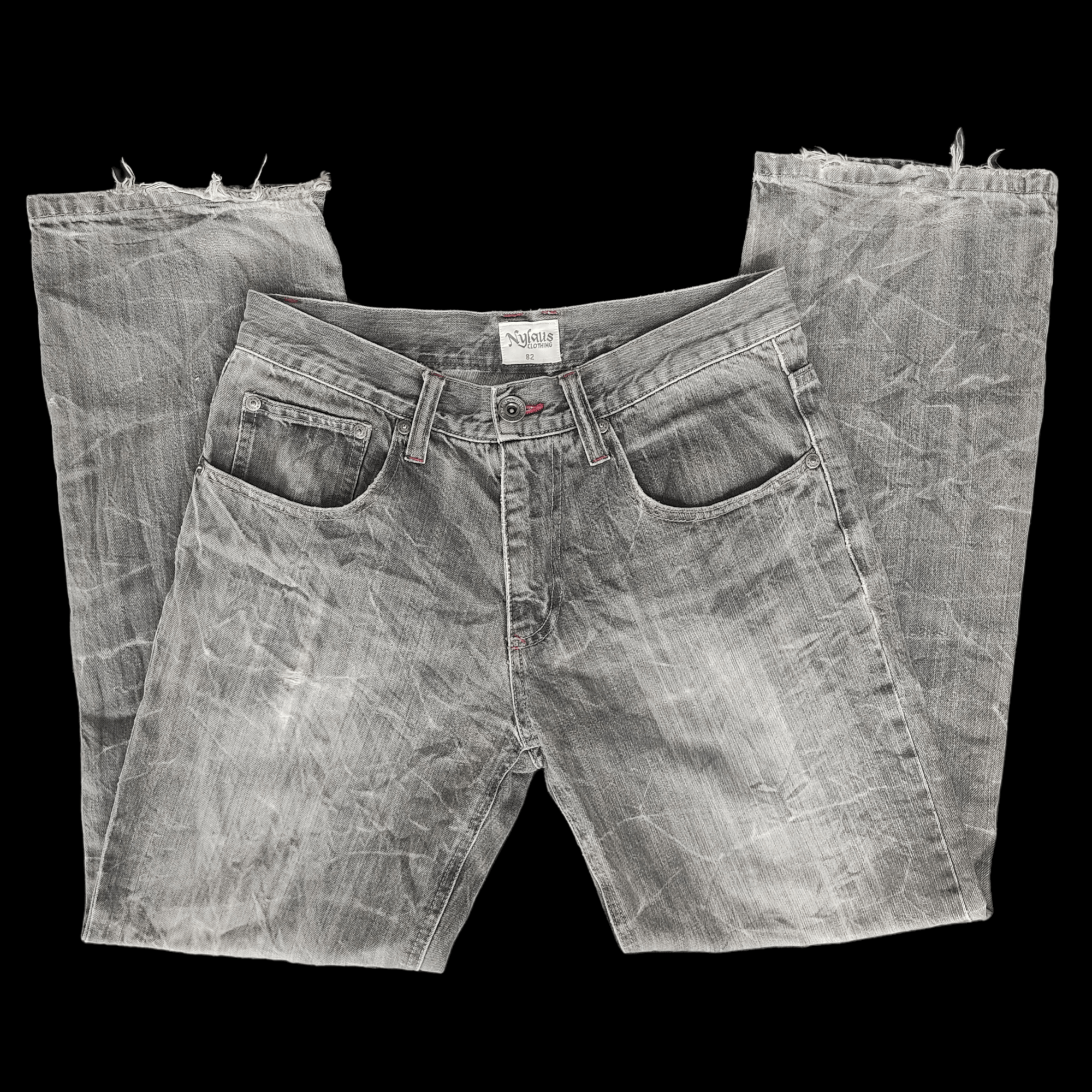 20471120 NEED GONE❗Nylaus Jeans Clothing Distressed Pants Size US 31 - 4 Thumbnail