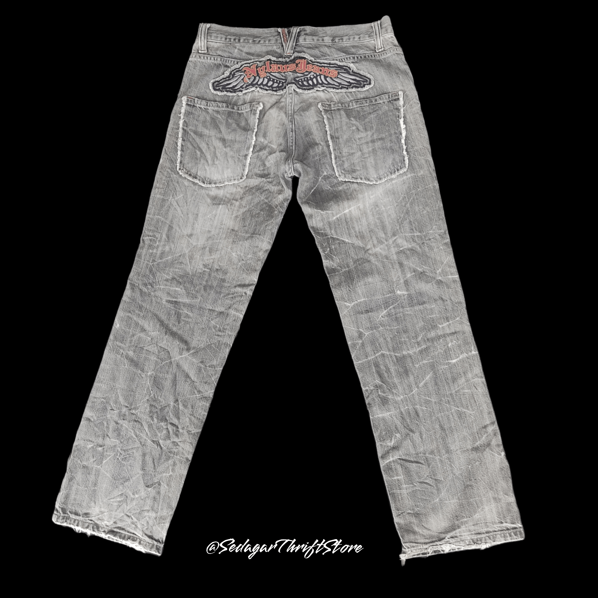 20471120 NEED GONE❗Nylaus Jeans Clothing Distressed Pants Size US 31 - 1 Thumbnail