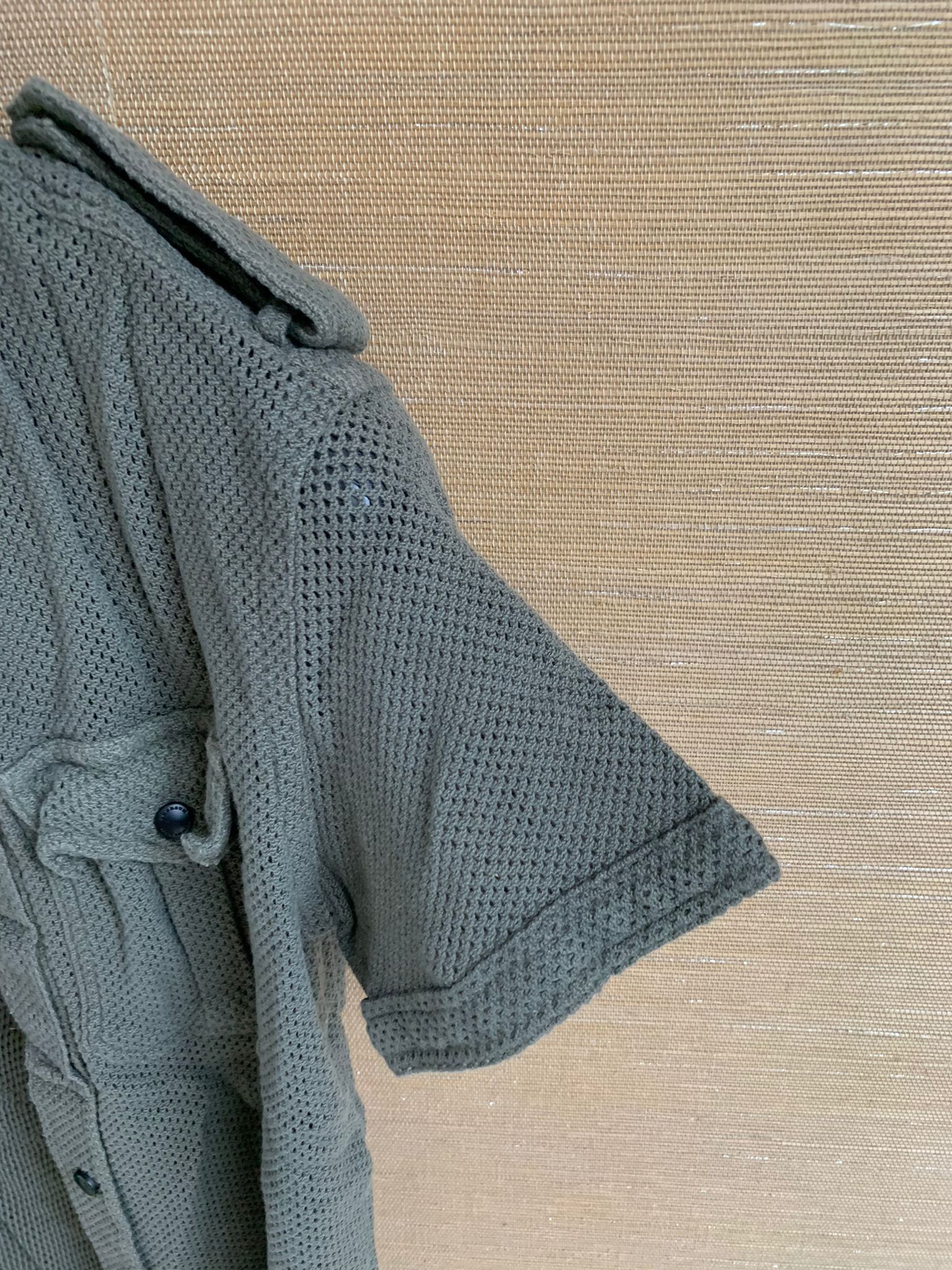 Burberry Prorsum Mesh SS Shirt in Olive Size US S / EU 44-46 / 1 - 8 Thumbnail