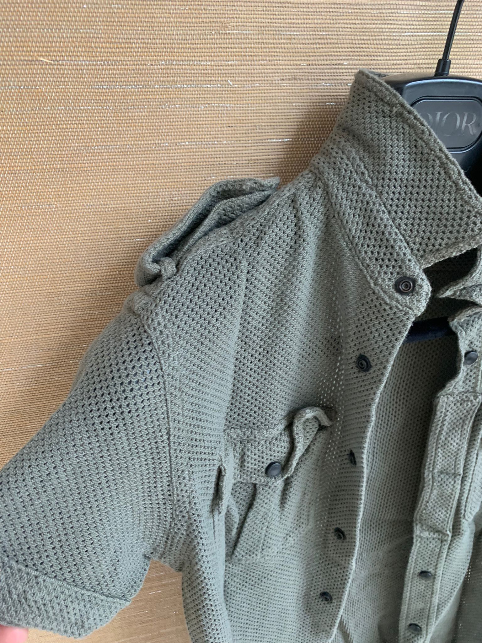 Burberry Prorsum Mesh SS Shirt in Olive Size US S / EU 44-46 / 1 - 2 Thumbnail