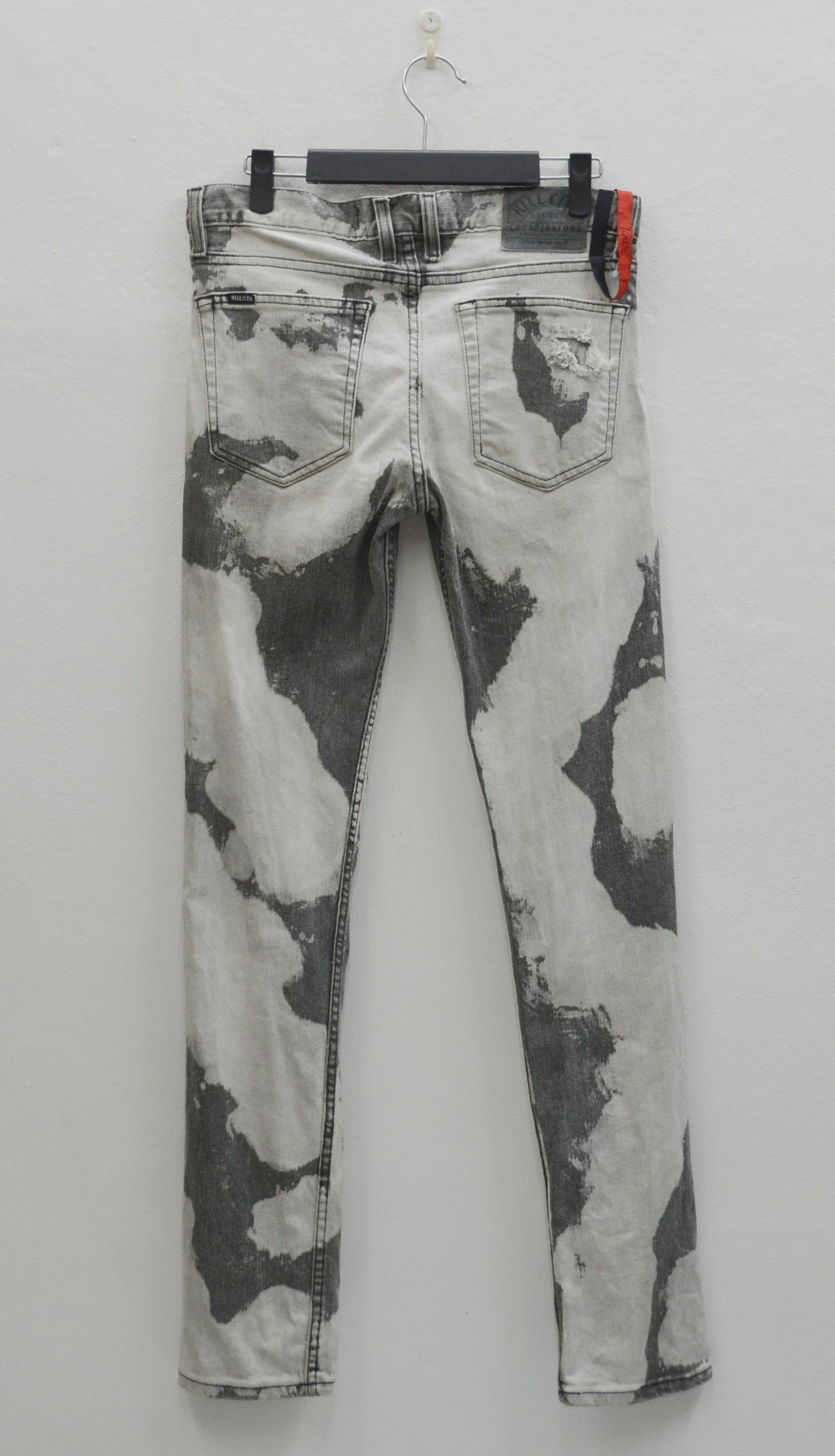 Kill City Conspirators Bleach Skinny Jeans Made In Mexico