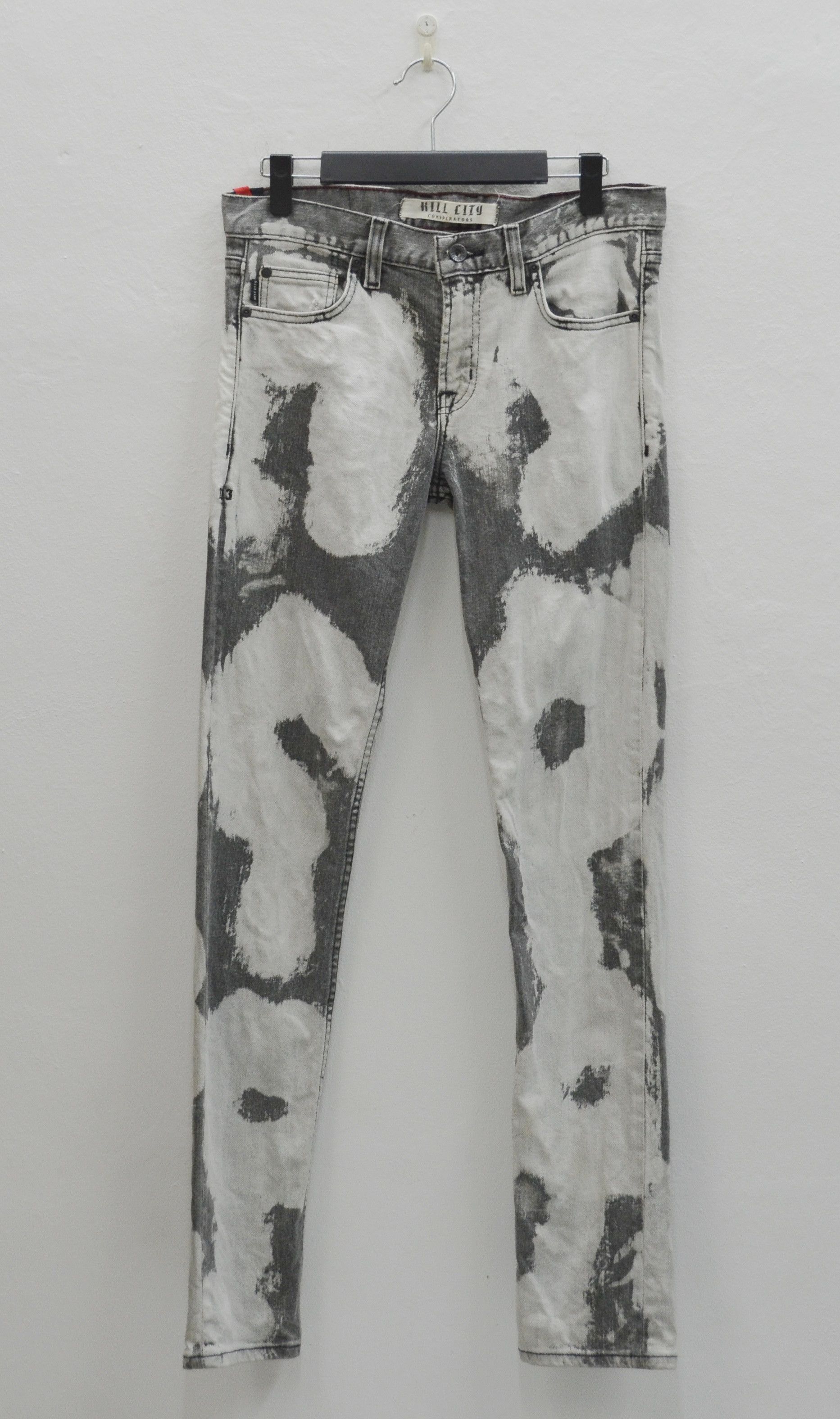 Kill City Conspirators Bleach Skinny Jeans Made In Mexico