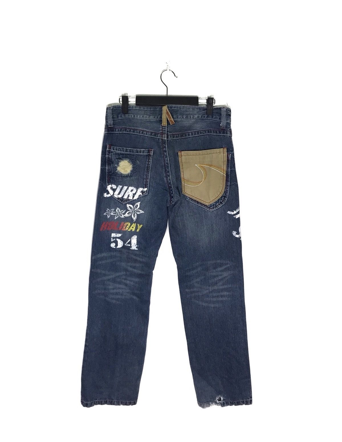 Japanese Brand Jack Serika Distressed Denim Jeans Size US 32 / EU 48 - 1 Thumbnail