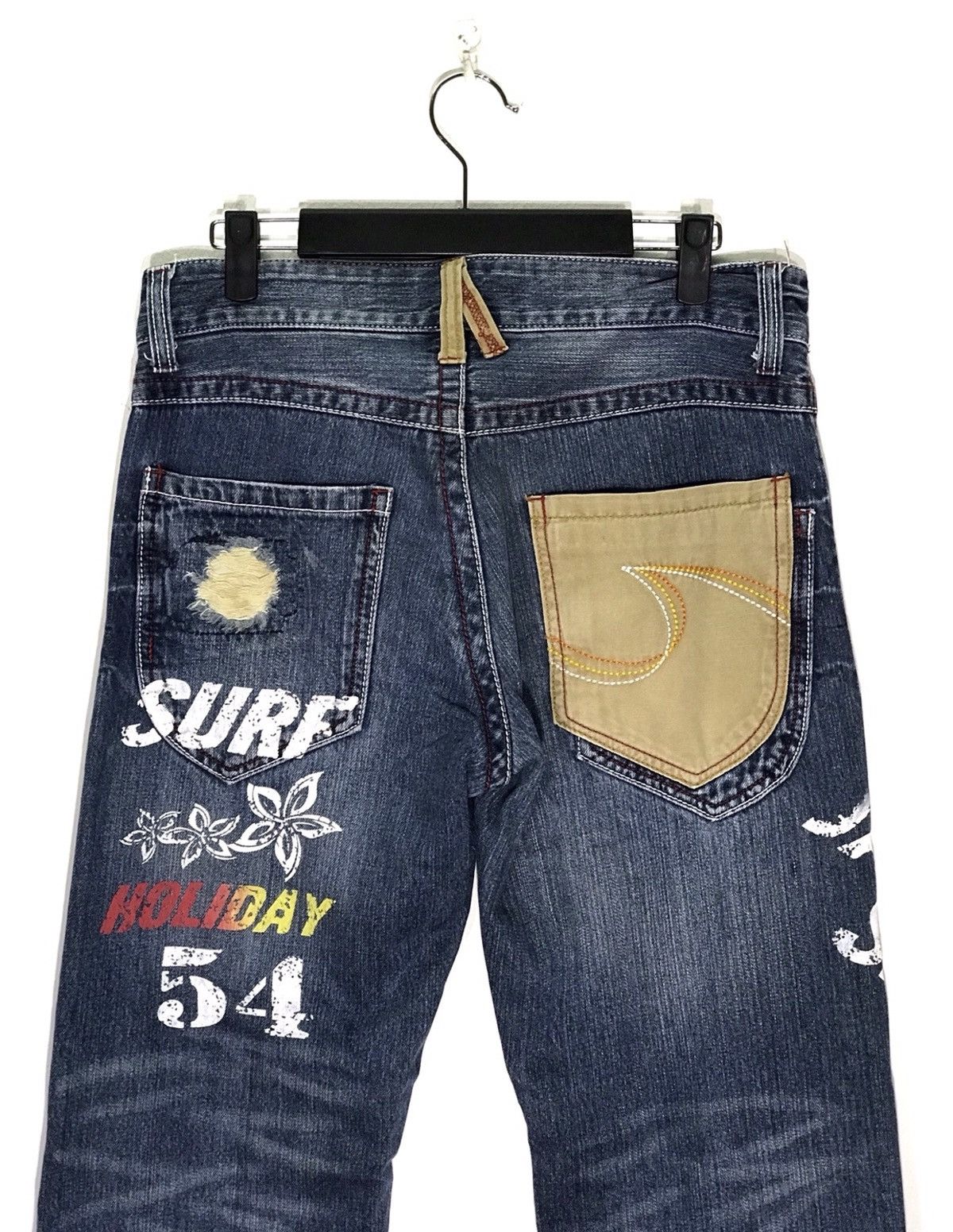 Japanese Brand Jack Serika Distressed Denim Jeans Size US 32 / EU 48 - 7 Thumbnail