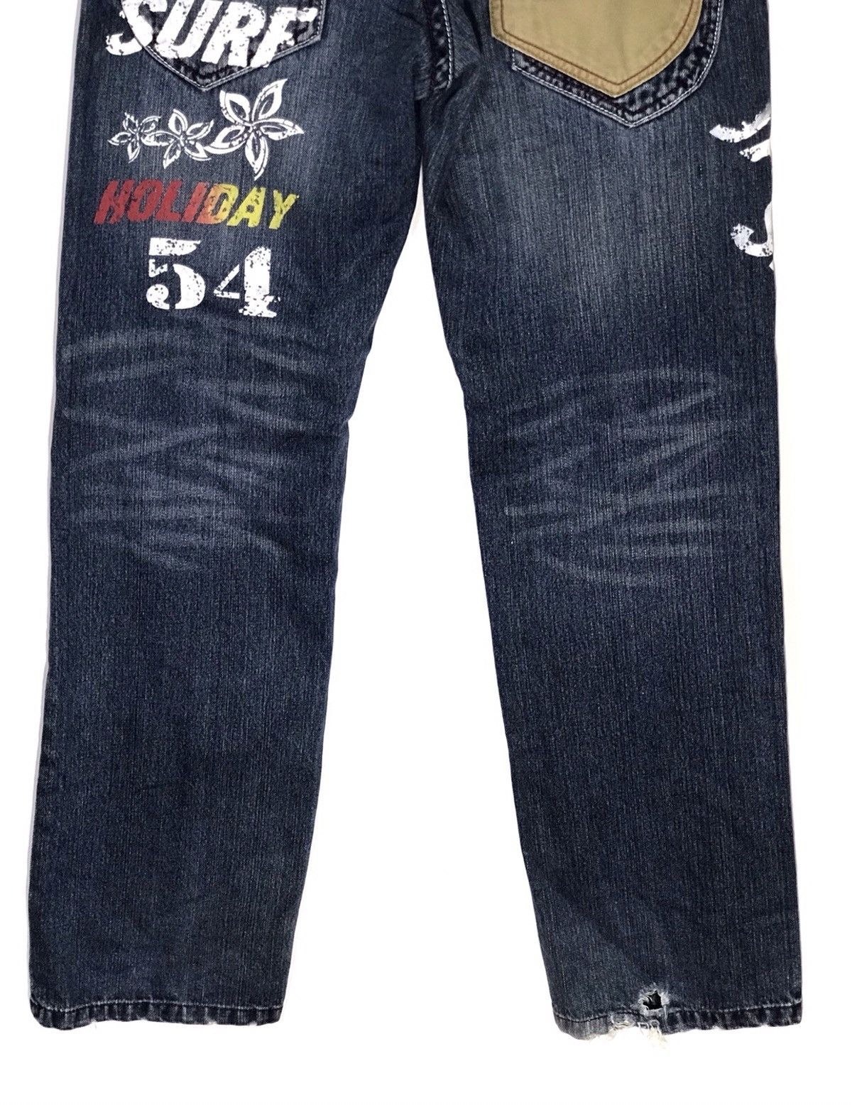 Japanese Brand Jack Serika Distressed Denim Jeans Size US 32 / EU 48 - 8 Thumbnail