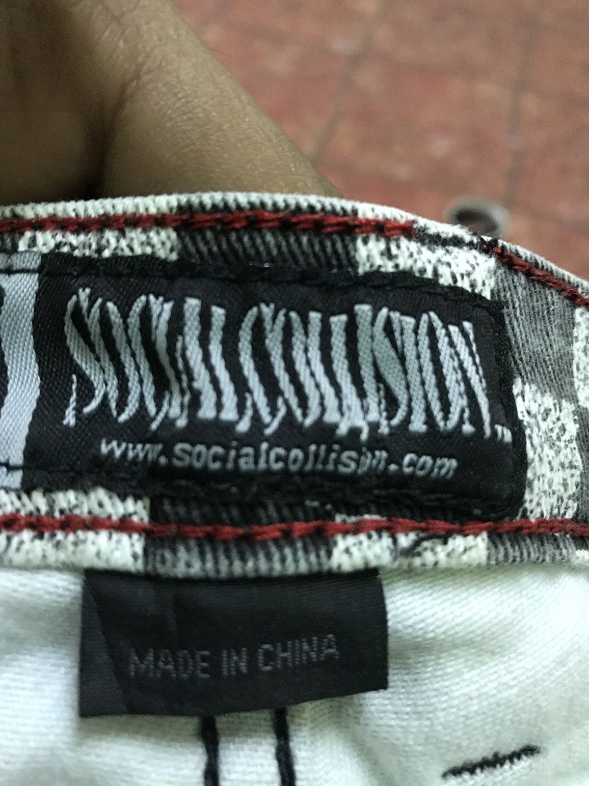 Japanese Brand Social Collision Plaid Design Stretched Skinny Jeans Size US 38 / EU 54 - 8 Thumbnail