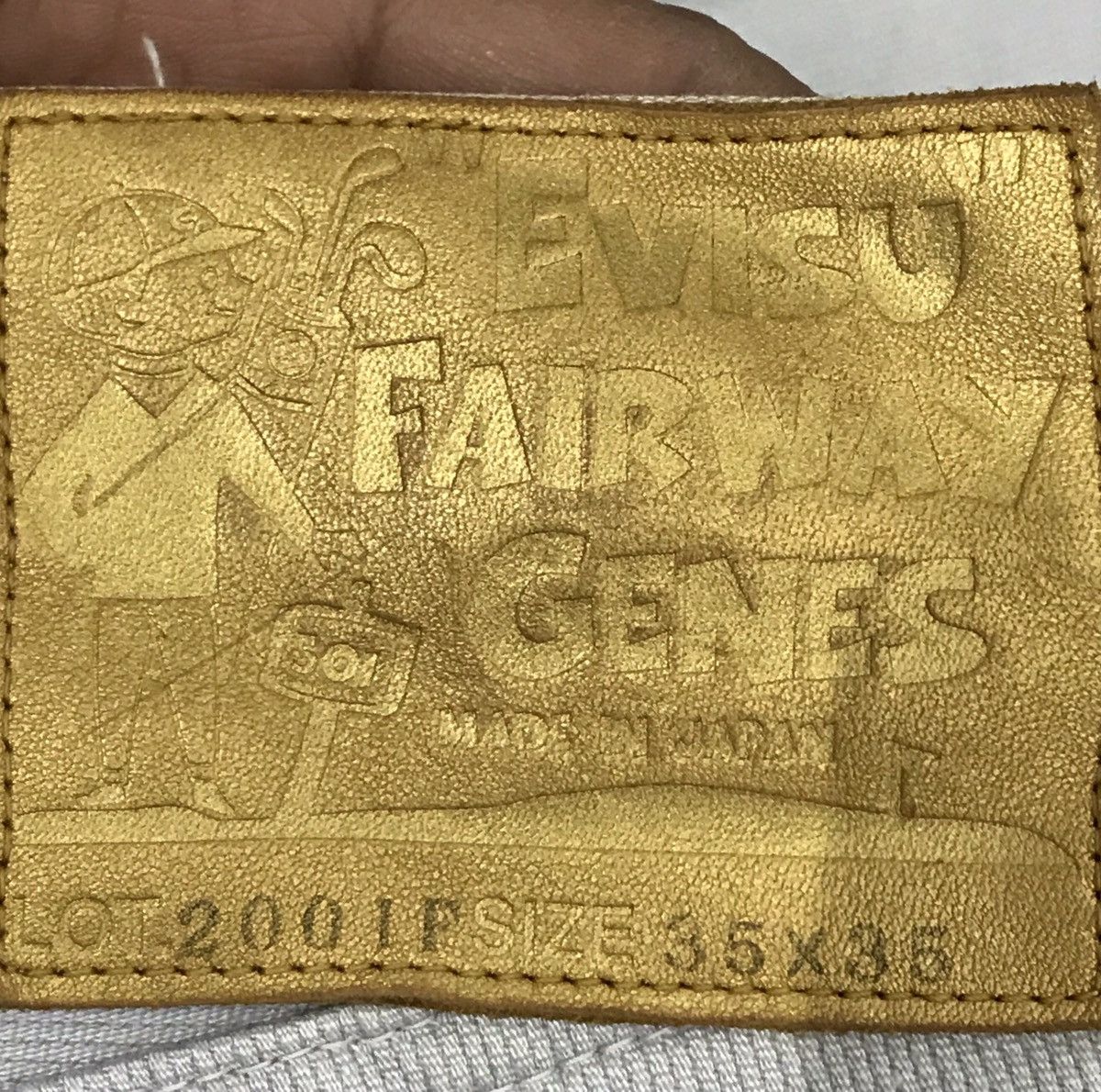 Evisu Made In Japan Japanese Brand EVISU Fairway Genes Jeans Size US 32 / EU 48 - 10 Thumbnail