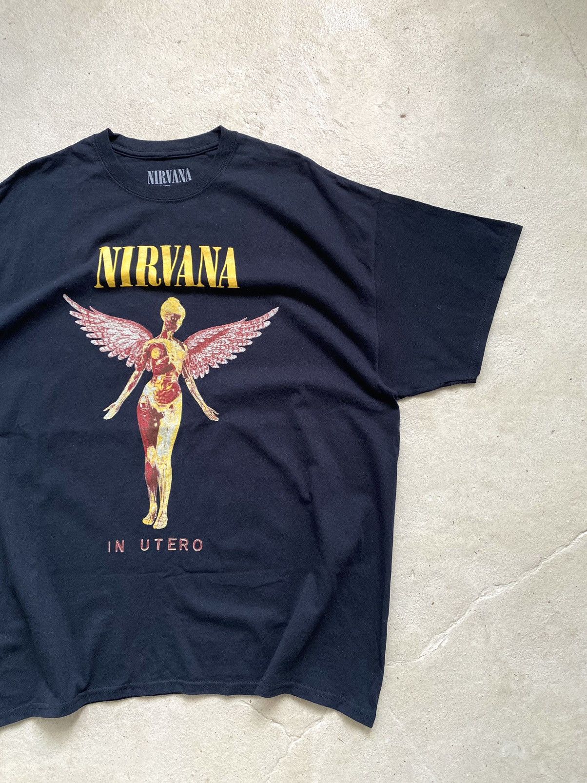 Nirvana Vintage Style Nirvana In Utero Album Promo T Shirt Size US L / EU 52-54 / 3 - 3 Thumbnail
