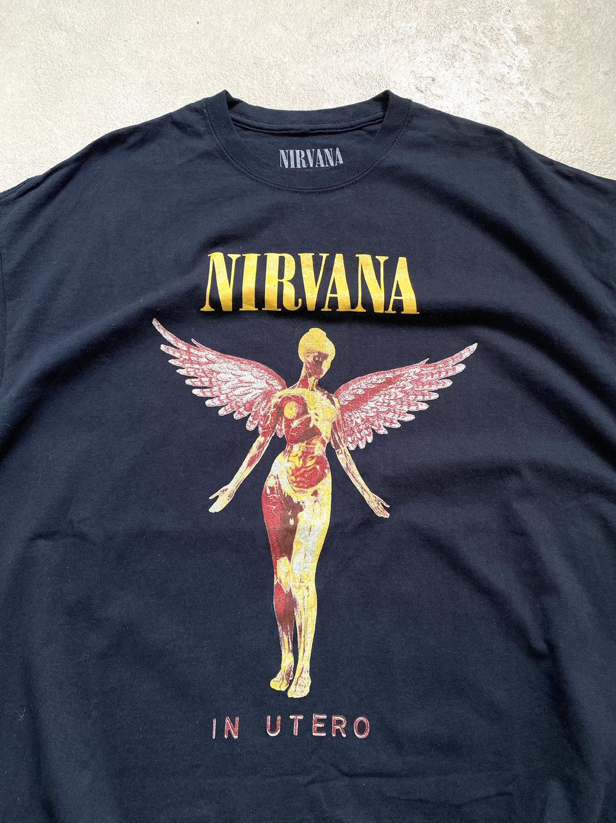 Nirvana Vintage Style Nirvana In Utero Album Promo T Shirt Size US L / EU 52-54 / 3 - 4 Thumbnail