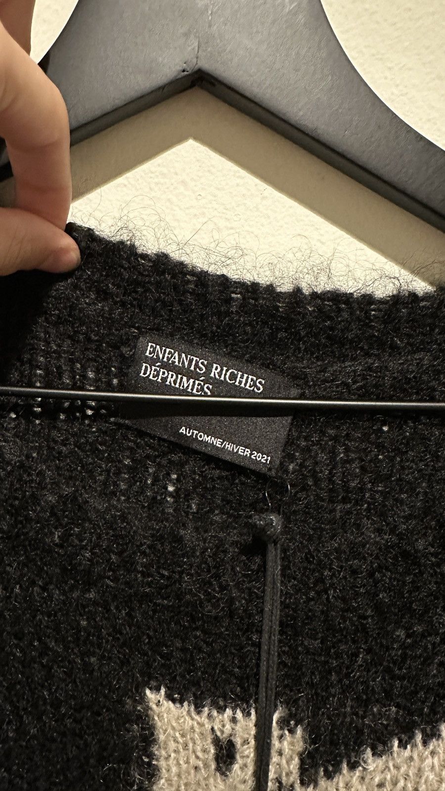 Enfants Riches Deprimes ERD Mohair Wool TV Logo Knit Sweater Size US M / EU 48-50 / 2 - 5 Thumbnail