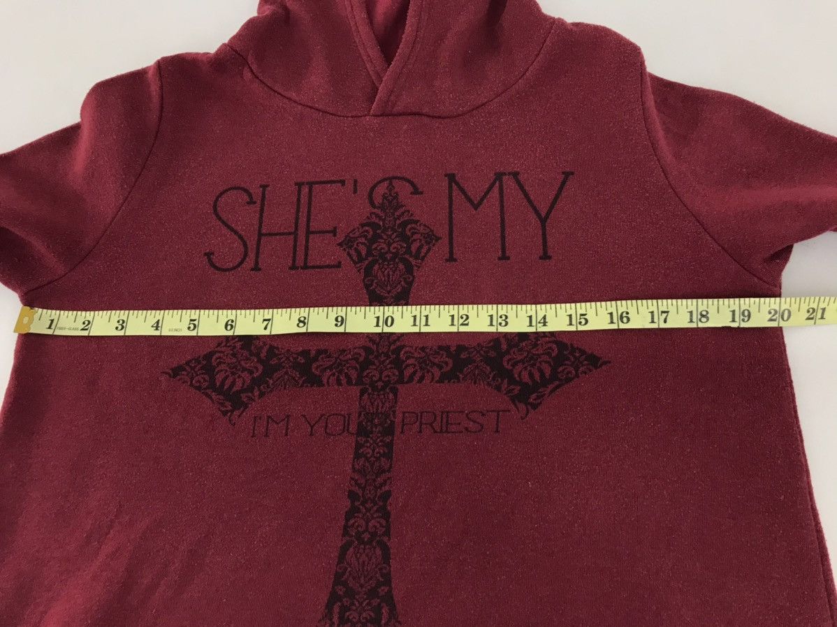 Japanese Brand × Vintage Vintage Sky Bomber She Im Your Preist Fleece Cross Logo Size US M / EU 48-50 / 2 - 7 Thumbnail