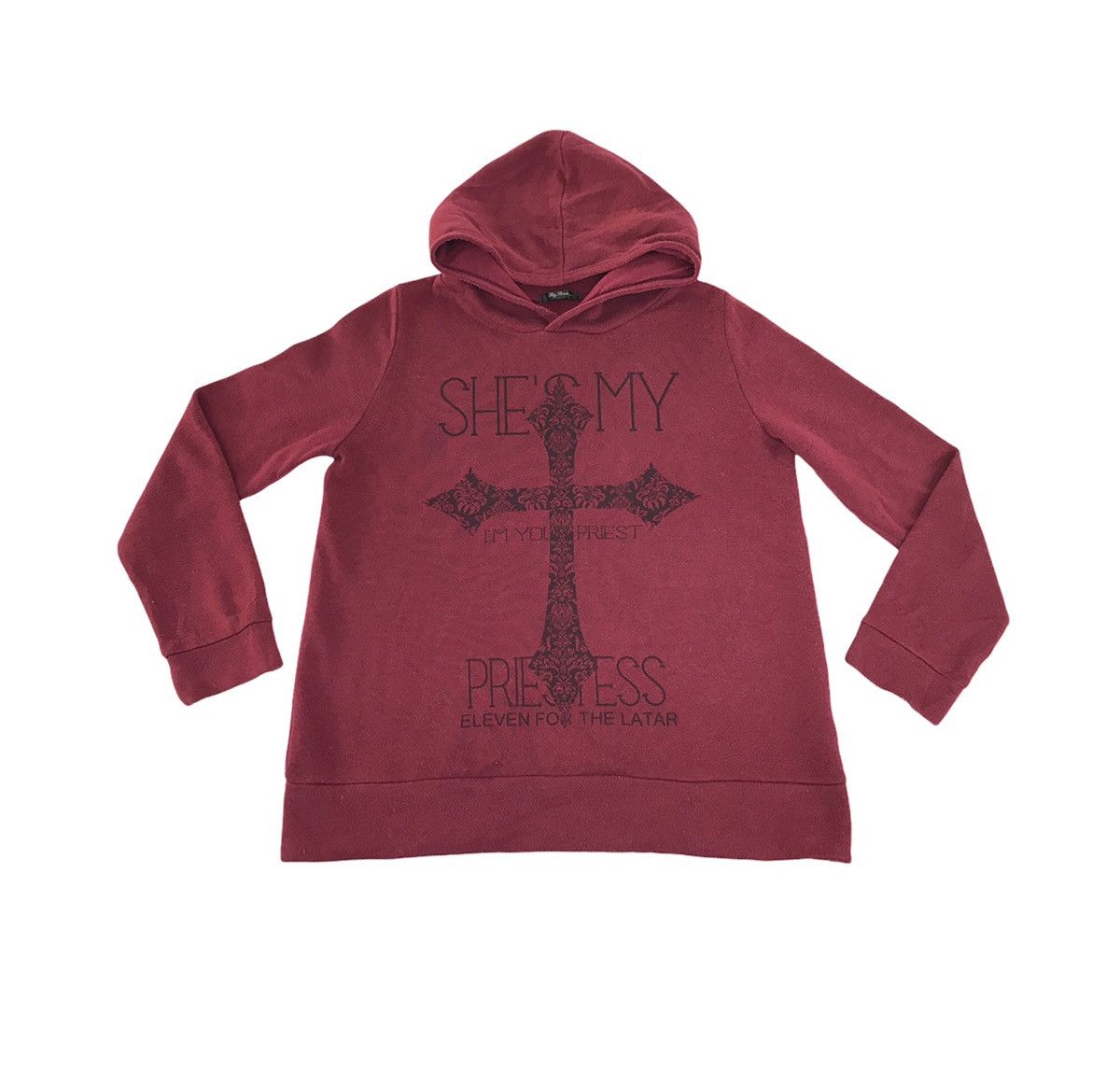 Japanese Brand × Vintage Vintage Sky Bomber She Im Your Preist Fleece Cross Logo Size US M / EU 48-50 / 2 - 1 Thumbnail