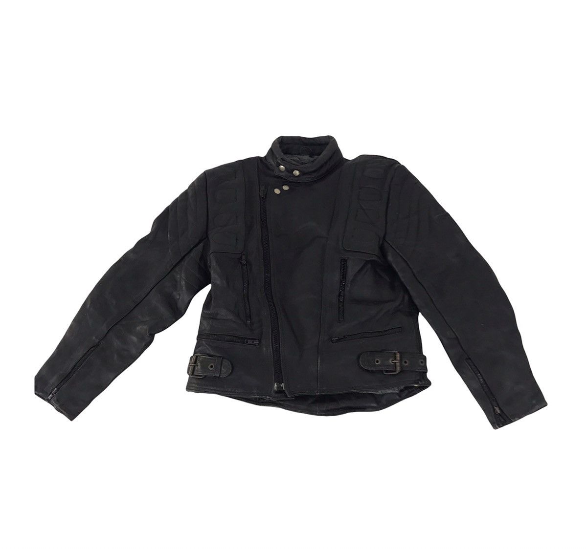 Vintage Kayatsu Brand Biker Punk Genuine Leather Jacket Size US S / EU 44-46 / 1 - 1 Thumbnail