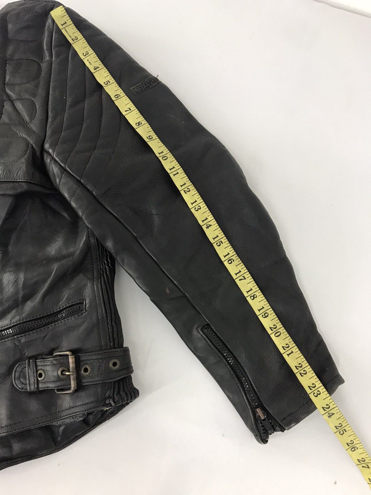 Vintage Kayatsu Brand Biker Punk Genuine Leather Jacket Size US S / EU 44-46 / 1 - 11 Thumbnail