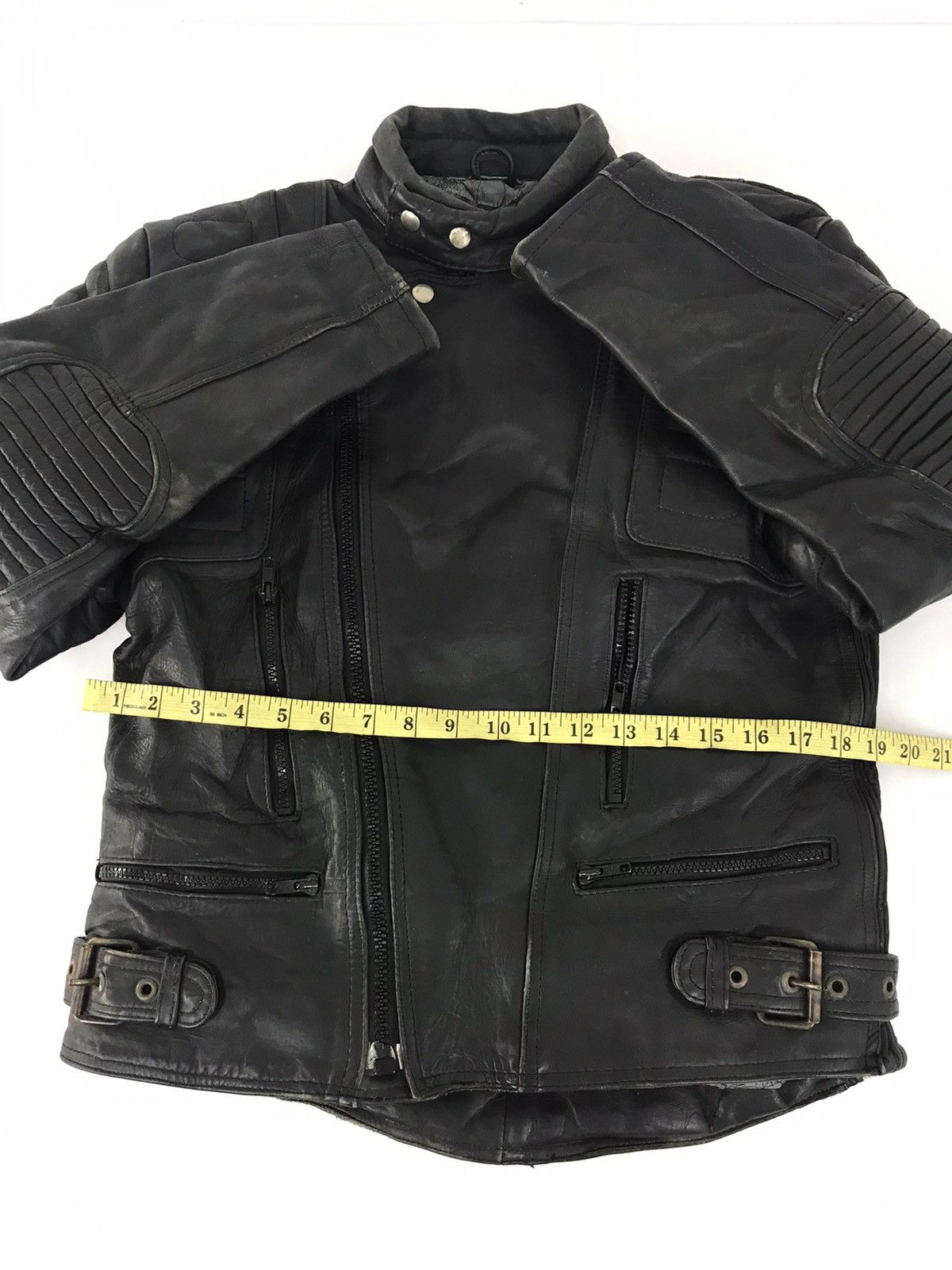 Vintage Kayatsu Brand Biker Punk Genuine Leather Jacket Size US S / EU 44-46 / 1 - 9 Thumbnail